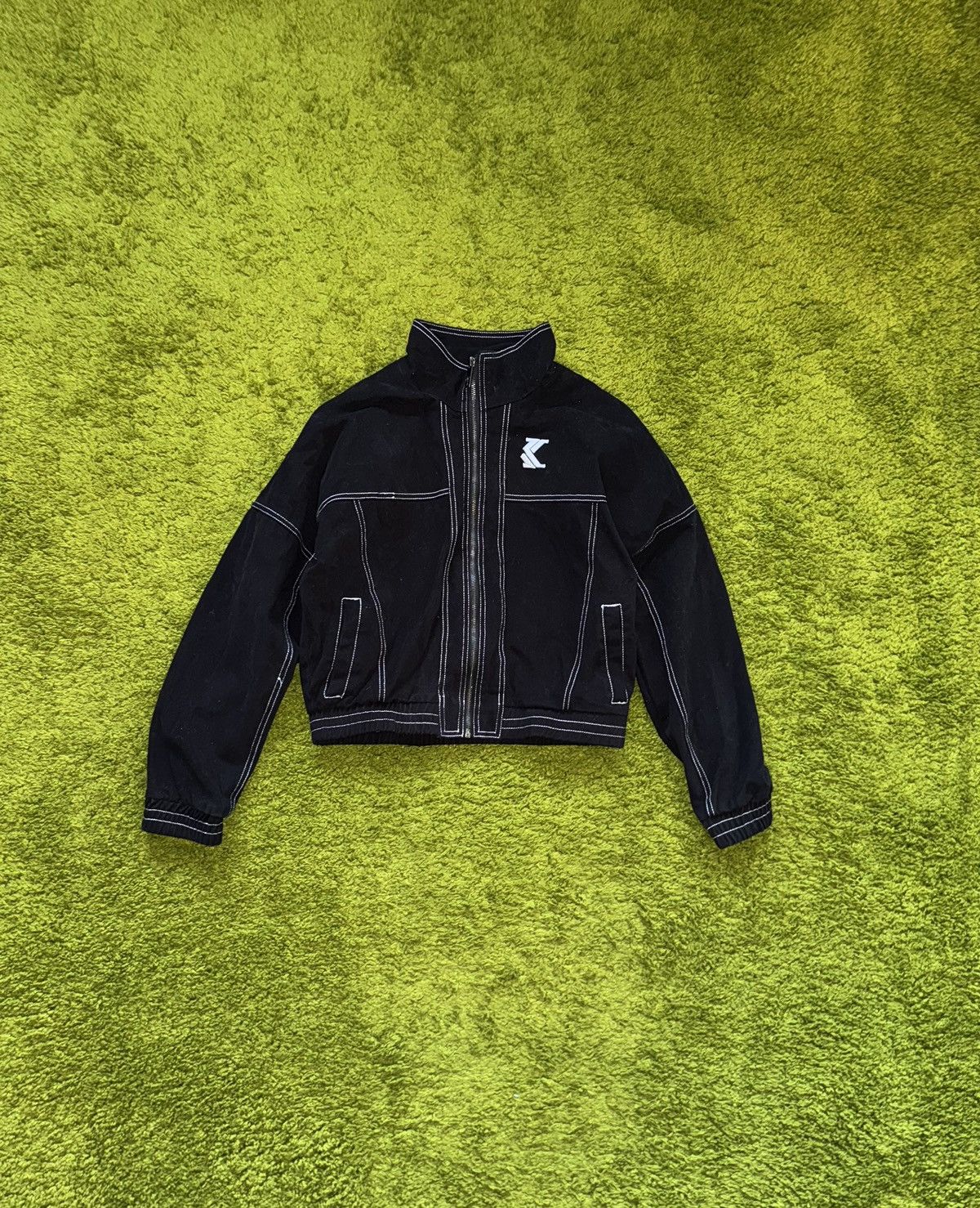 Designer × Karl Kani Karl Kani Y2K style embroidered logo denim jacket Size M / US 6-8 / IT 42-44 - 2 Thumbnail