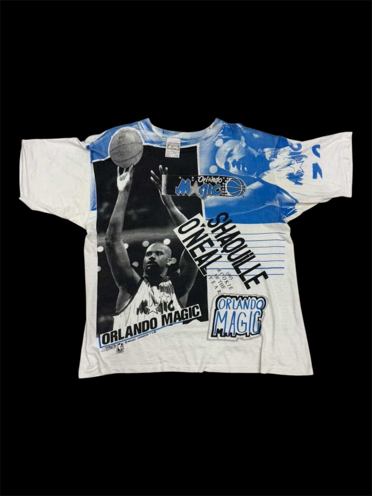 NBA Vintage 90s Shaquille O’Neil All Over Print Shirt Size US XL / EU 56 / 4 - 1 Thumbnail