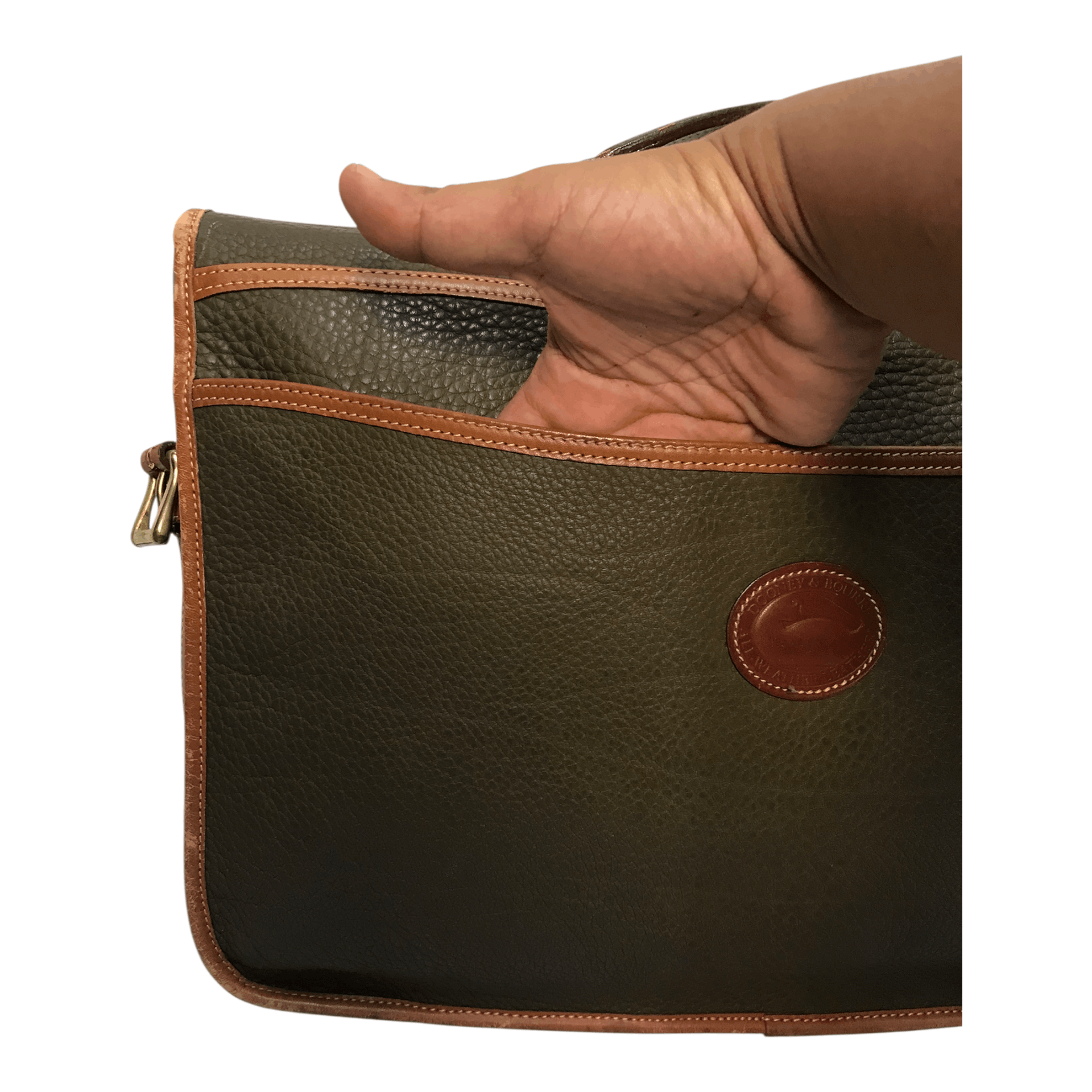 Dooney & Bourke Dooney & Bourke Leather Messenger Bag Size ONE SIZE - 9 Thumbnail