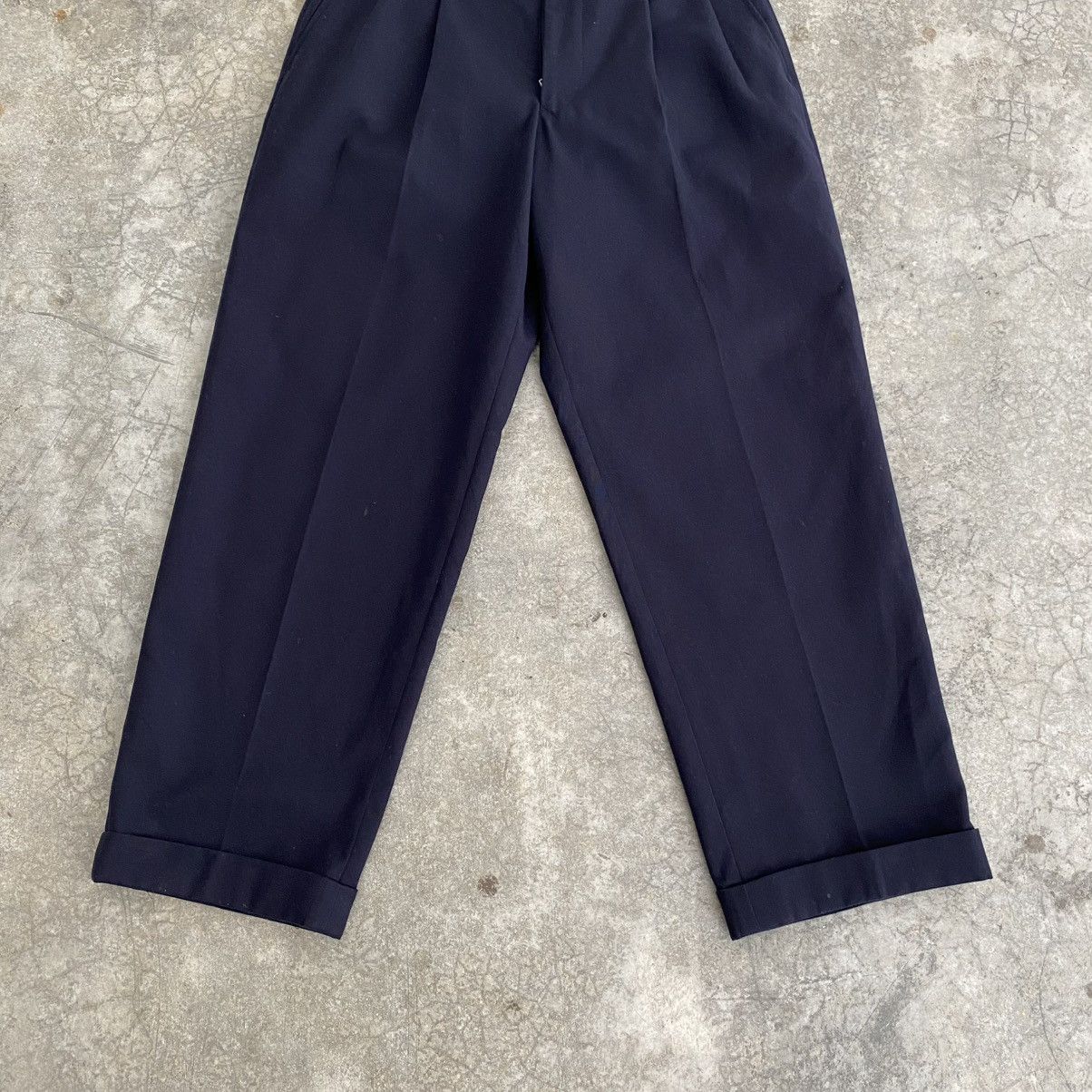 Yohji Yamamoto Yohji Yamamoto CJRC 2 Tucks Wool Blend Wide Trouser Pants Size US 31 - 5 Thumbnail
