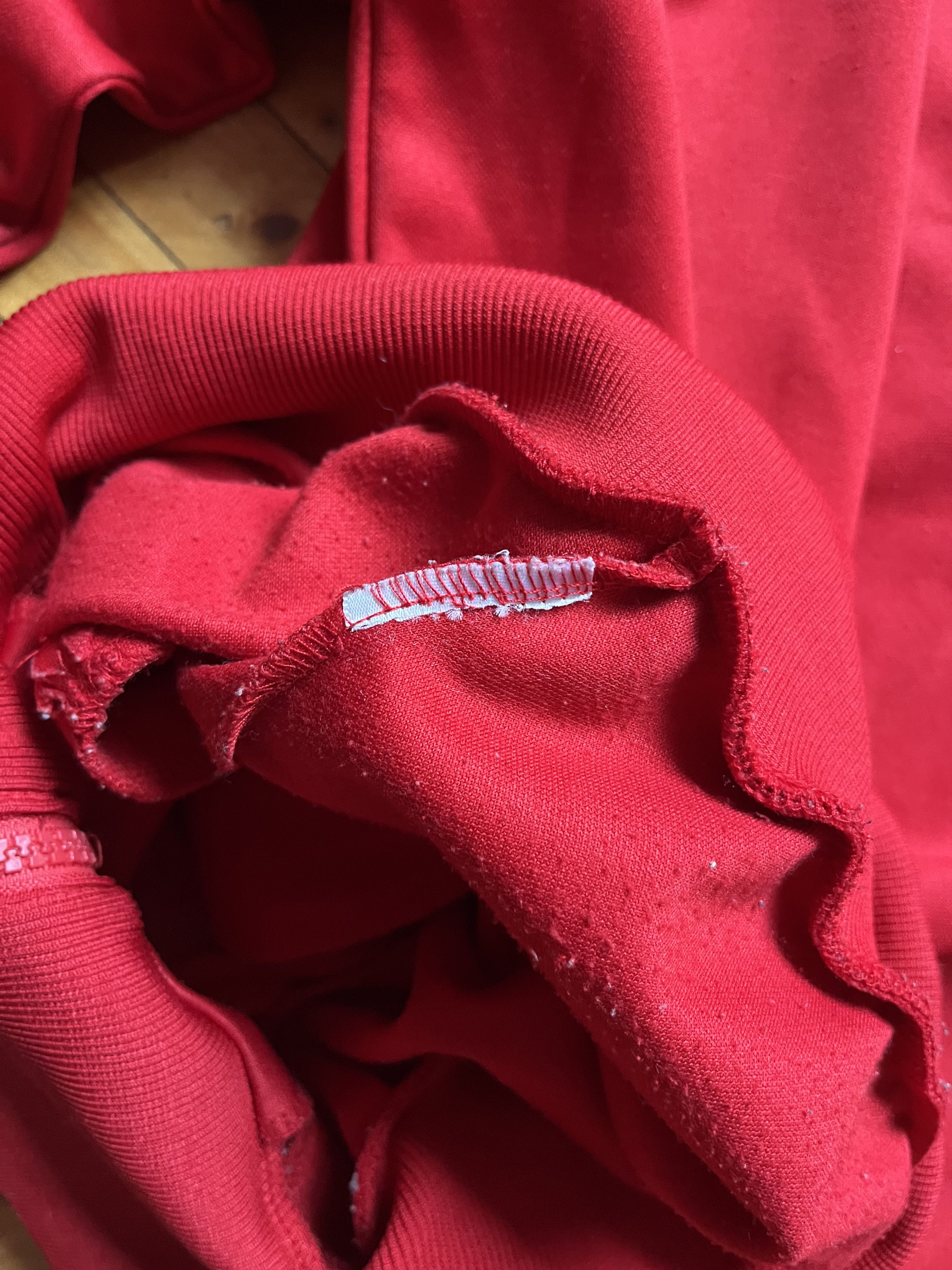 Adidas Vintage Adidas Firebird Zip Track Jacket Red White Stripes Size US L / EU 52-54 / 3 - 10 Thumbnail