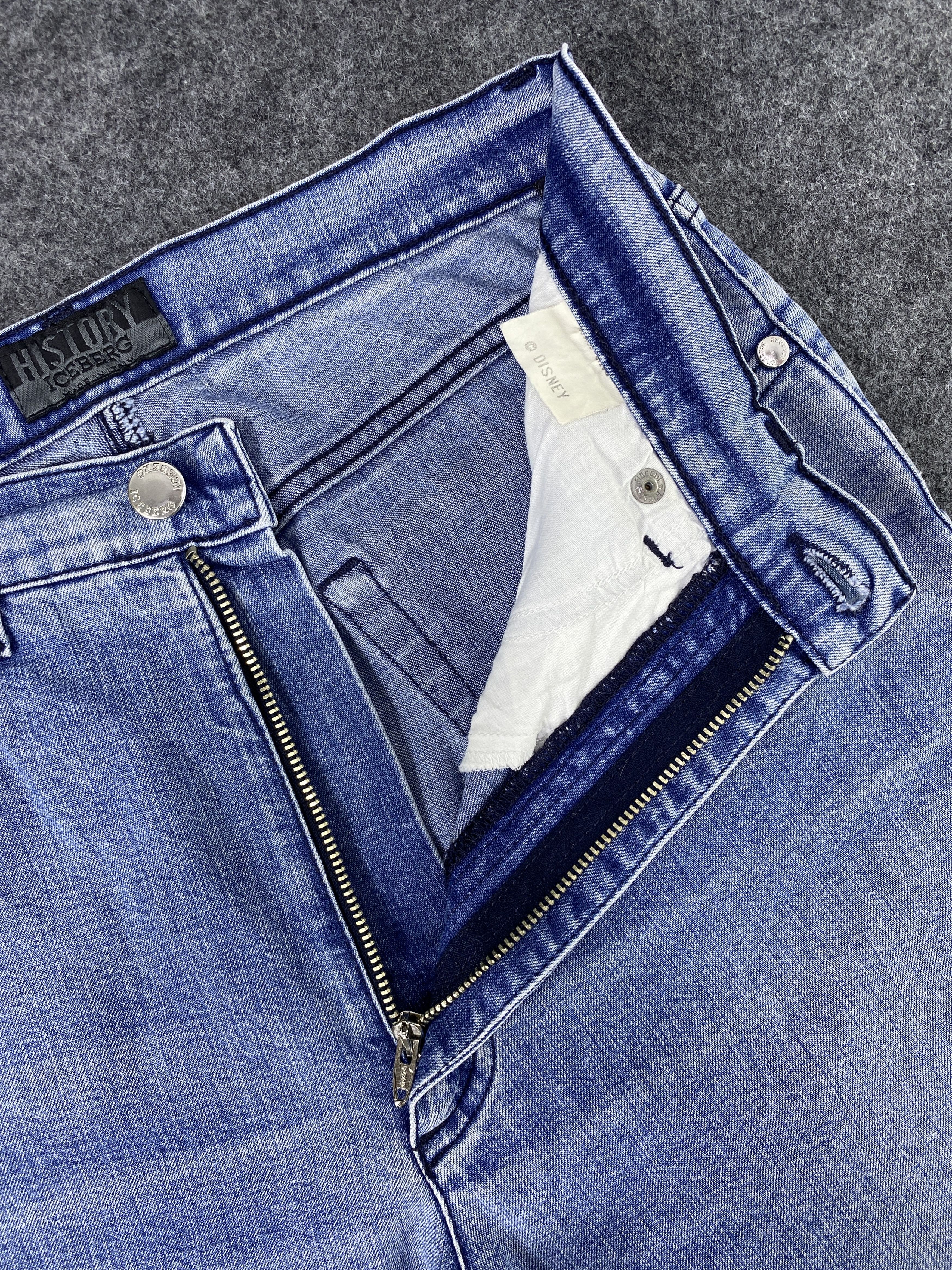 Disney Iceberg History by Disney Blue Wash Jeans - J1009 Size 27" / US 4 / IT 40 - 8 Thumbnail