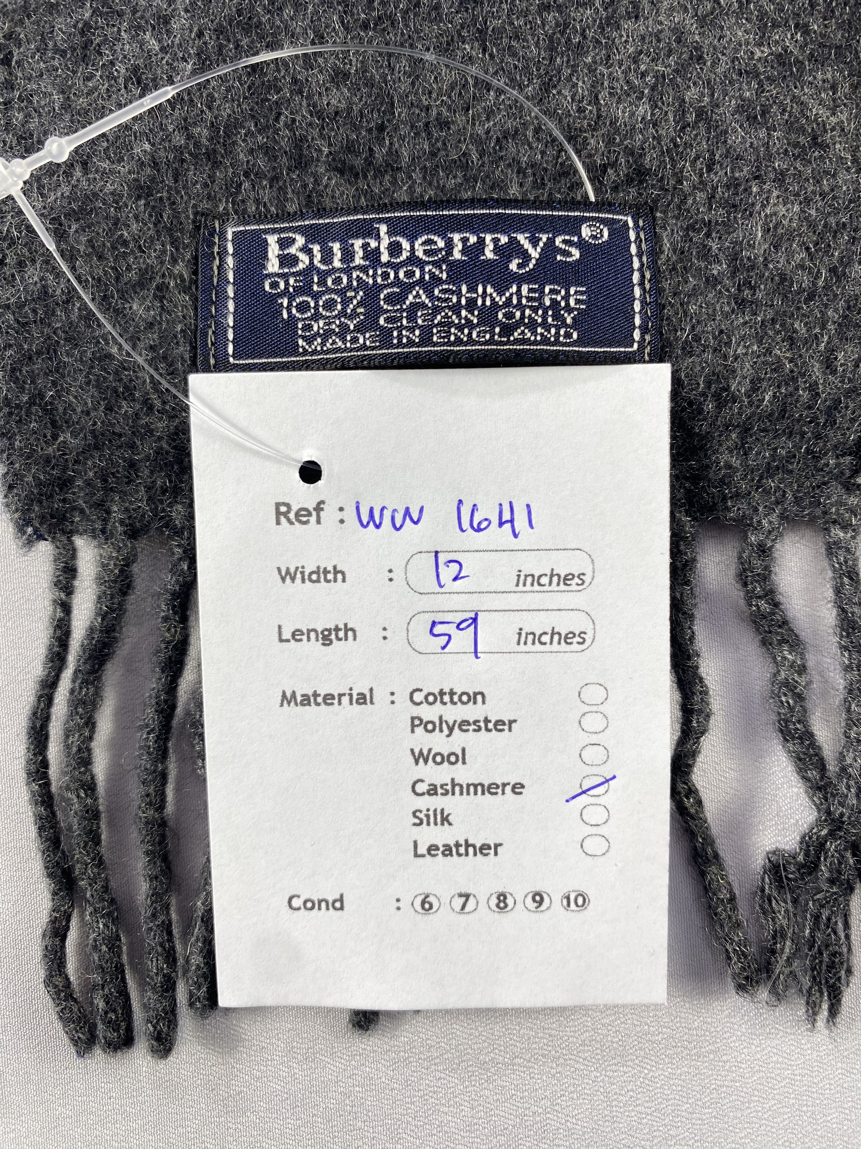 Burberry × Vintage Burberry Scarf / Muffler / Neckwear - WW1641 Size ONE SIZE - 5 Thumbnail