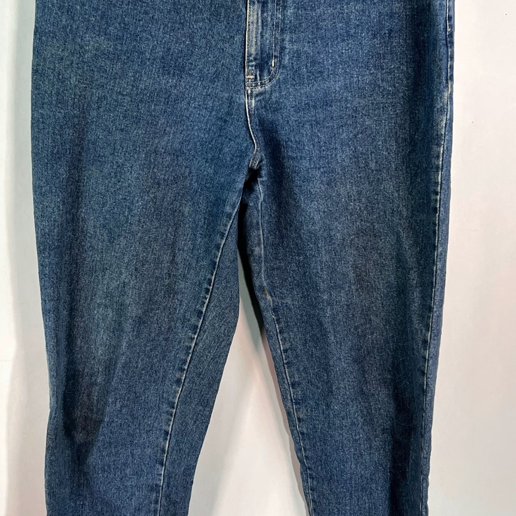 Vintage VINTAGE NY Jeans Straight Leg Denim Jeans Womens Size 14 High Rise Stretch Blue 36x34 Size 36" / US 14 / IT 50 - 3 Thumbnail