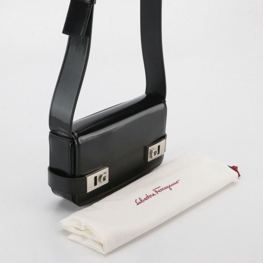 Salvatore Ferragamo Ferragamo Gancini Mini Messenger - Glazed Calfskin - Buckled Size ONE SIZE - 2 Thumbnail