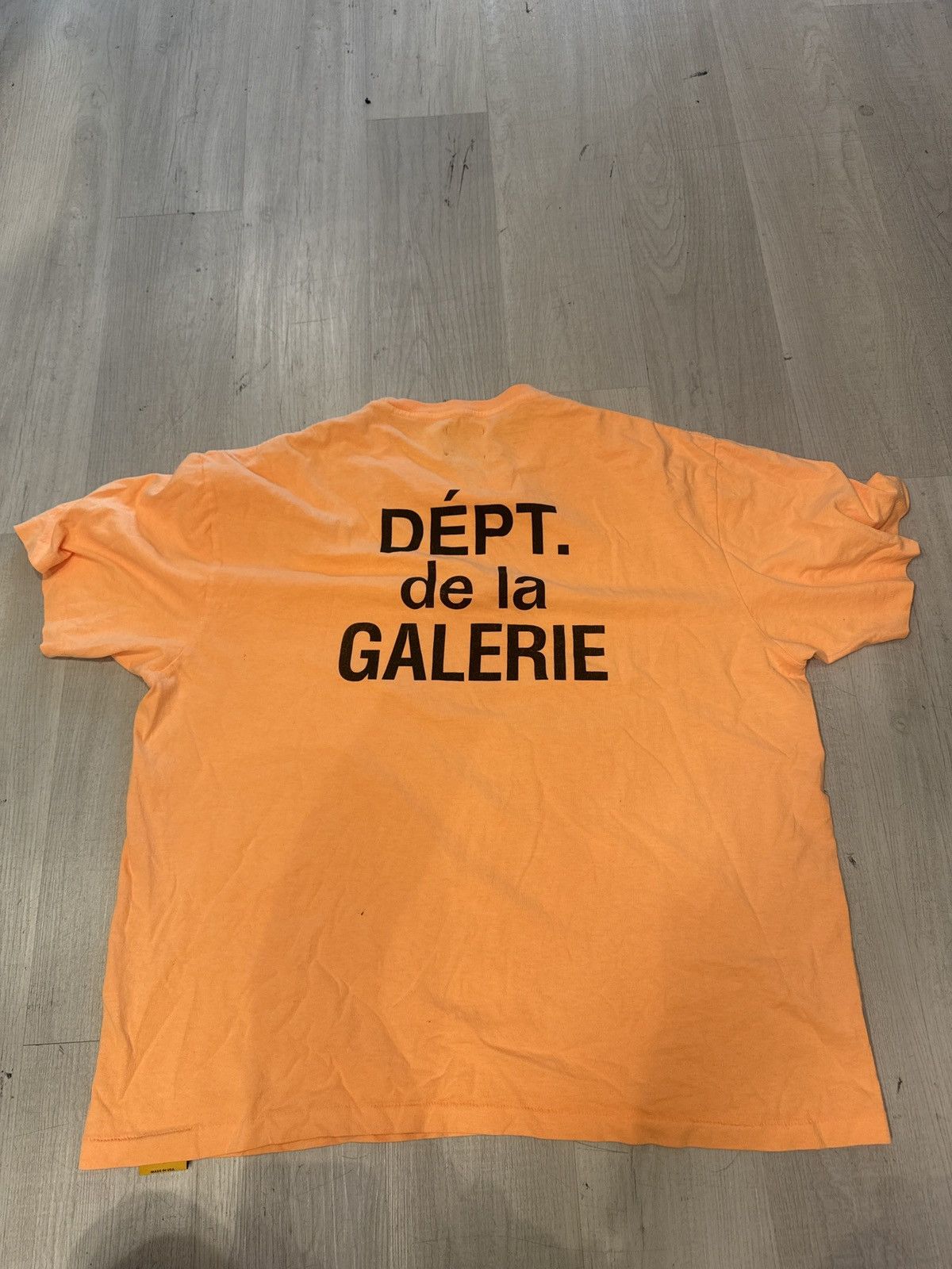Gallery Dept. Gallery department French logo tee highlighter orange Size US XL / EU 56 / 4 - 2 Thumbnail