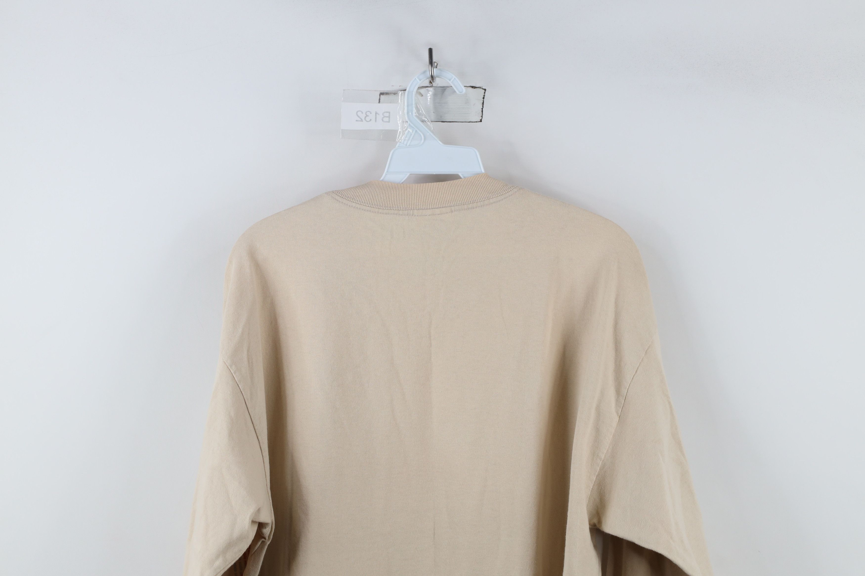 Vintage Vintage 90s Ohio State University Long Sleeve T-Shirt Beige Size US L / EU 52-54 / 3 - 12 Thumbnail