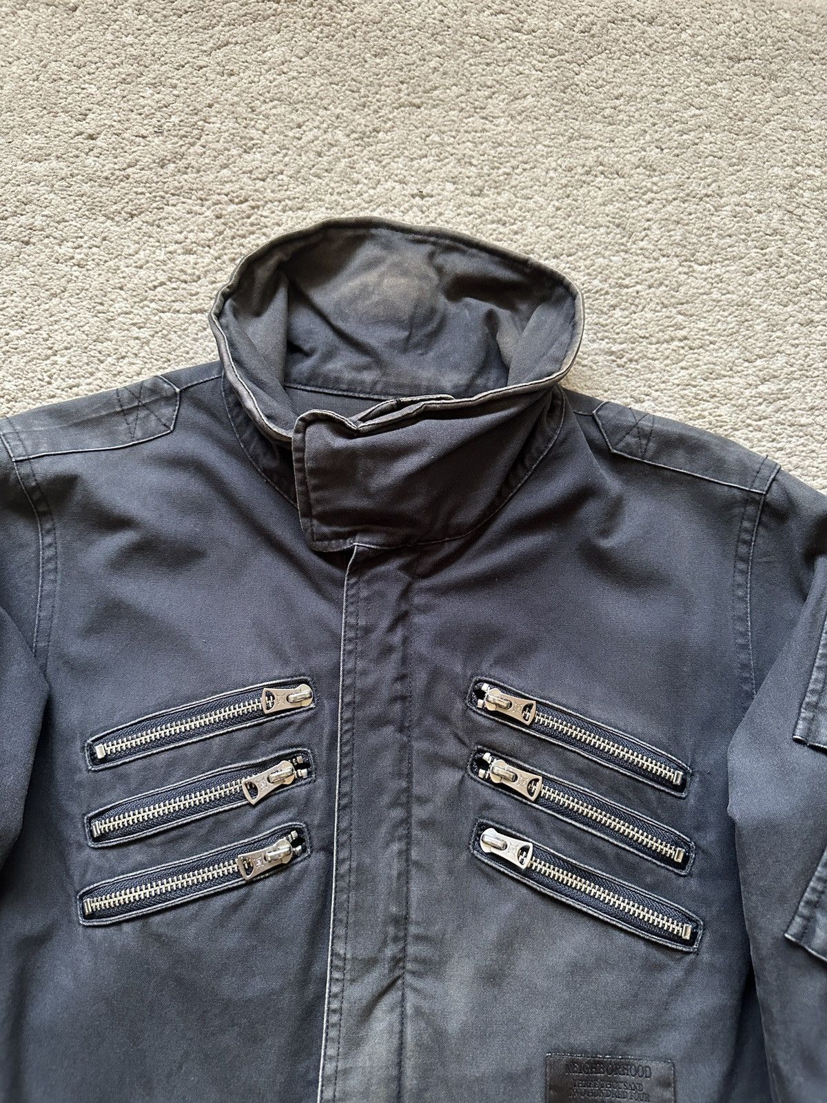 Neighborhood AW2002 Neighbourhood Multi Zipper Sun Faded Jacket Size US S / EU 44-46 / 1 - 6 Thumbnail