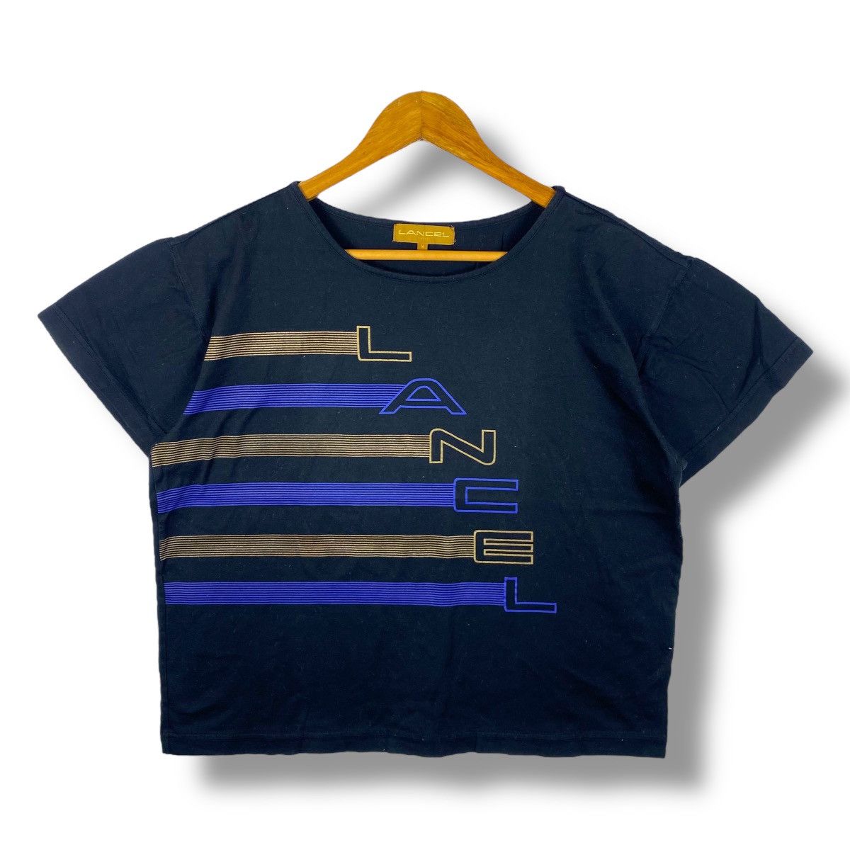 Lancel Vintage LANCEL Paris Graphic Women Tops Tee Shirt Medium Size M / US 6-8 / IT 42-44 - 1 Thumbnail