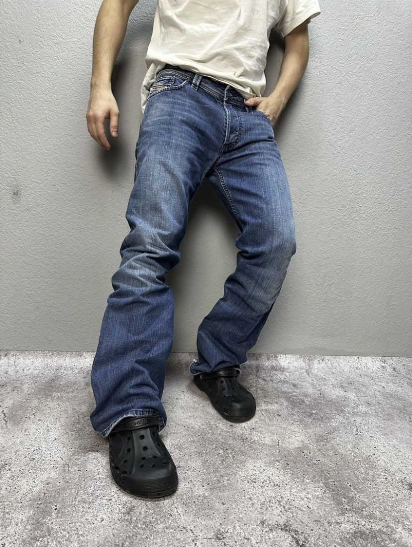 Diesel Vintage Y2K Faded Baggy Cargo Pants Watanabe Distressed Size US 31 - 1 Thumbnail