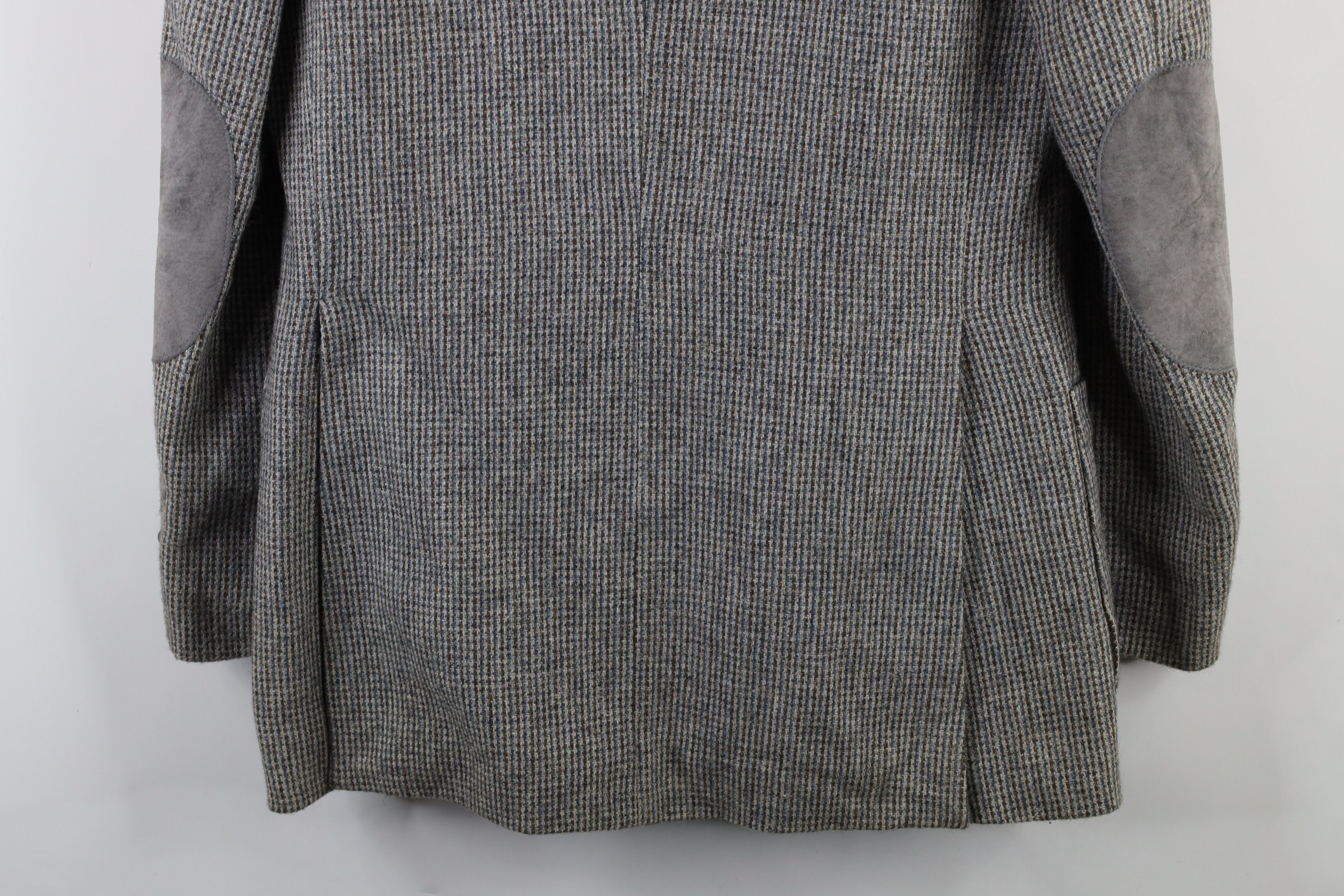Vintage Vintage 70s Streetwear Tweed Elbow Patch Blazer Suit Jacket Size US L / EU 52-54 / 3 - 17 Thumbnail