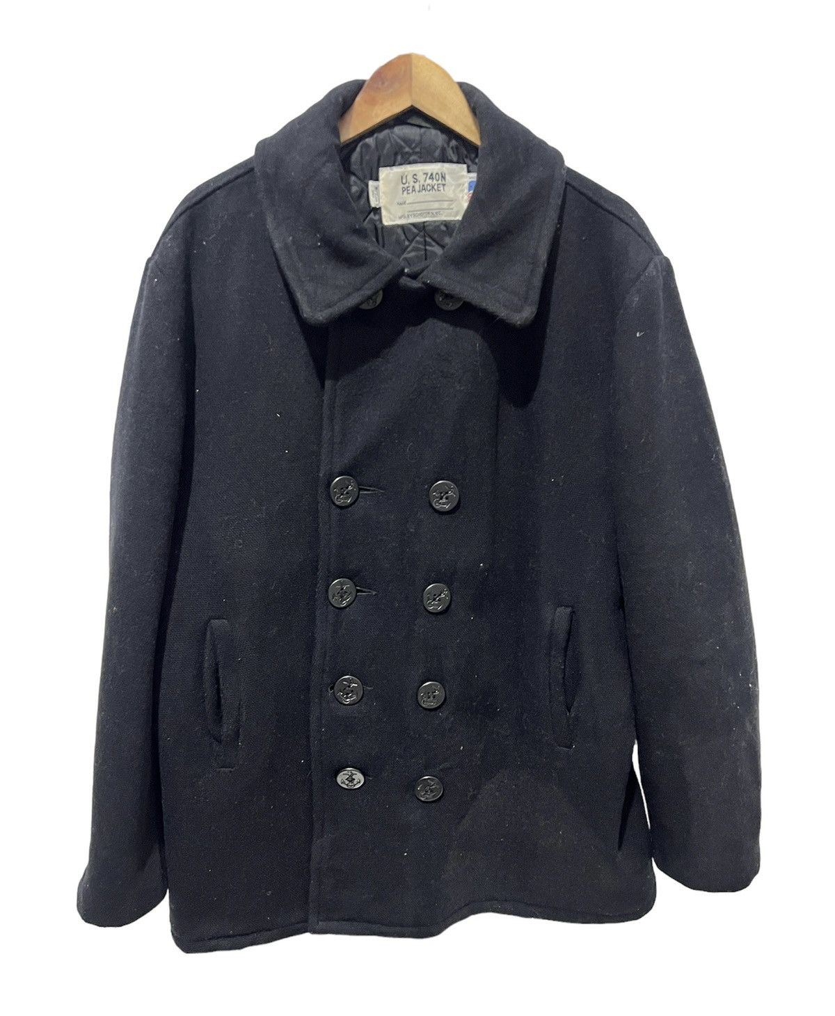 Schott × Vintage Vintage Schott US 74ON Pea Jacket Size US L / EU 52-54 / 3 - 1 Thumbnail
