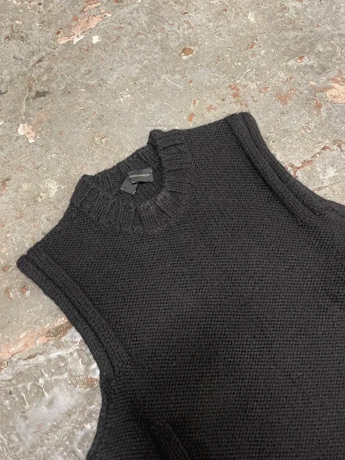 Dsquared2 × Vintage Dsquared2 Black Wool Sleeveless Sweater Size US S / EU 44-46 / 1 - 5 Thumbnail
