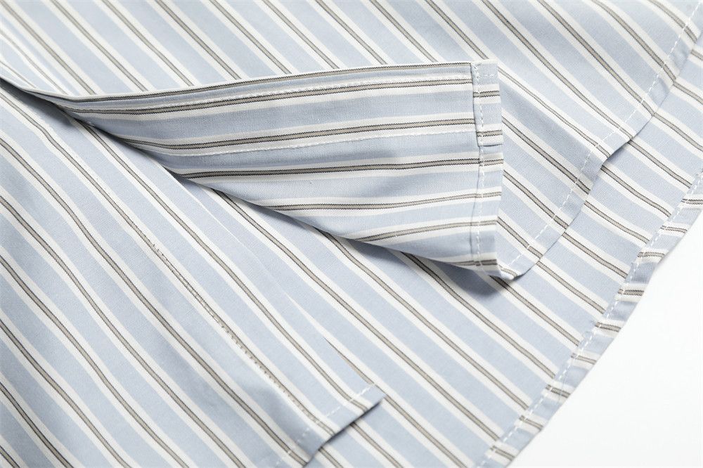 Japanese Brand × Vintage Japanese loose men's cargo casual striped shirt Size US L / EU 52-54 / 3 - 4 Thumbnail