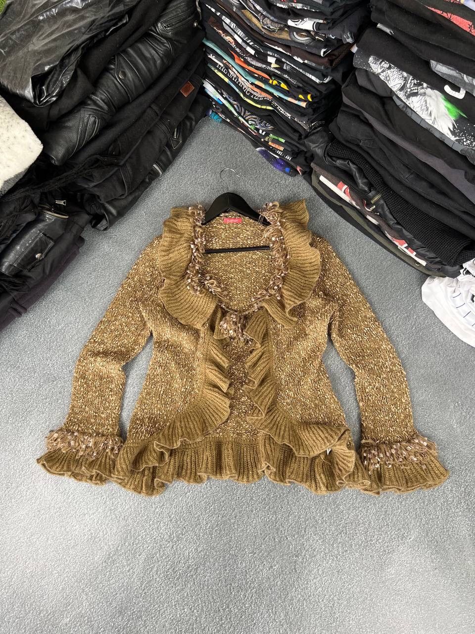 20471120 Punk LGB If Six Was Nine Style Faux Fur Sweater Jacket