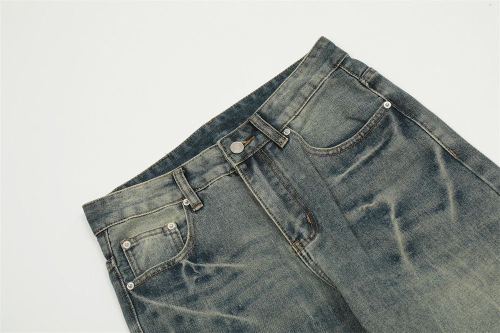 Japanese Brand × Jean American retro casual simple washed distressed flared jeans Size US 32 / EU 48 - 4 Thumbnail