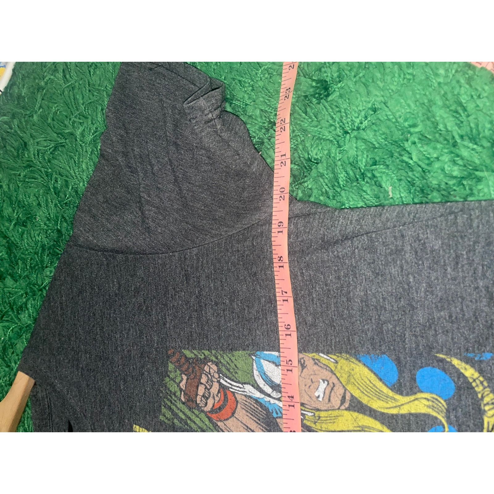 Marvel Comics Marvel Superhero Gray Shirt Green Hulk Thor Tee Super Hero M Size US M / EU 48-50 / 2 - 7 Thumbnail