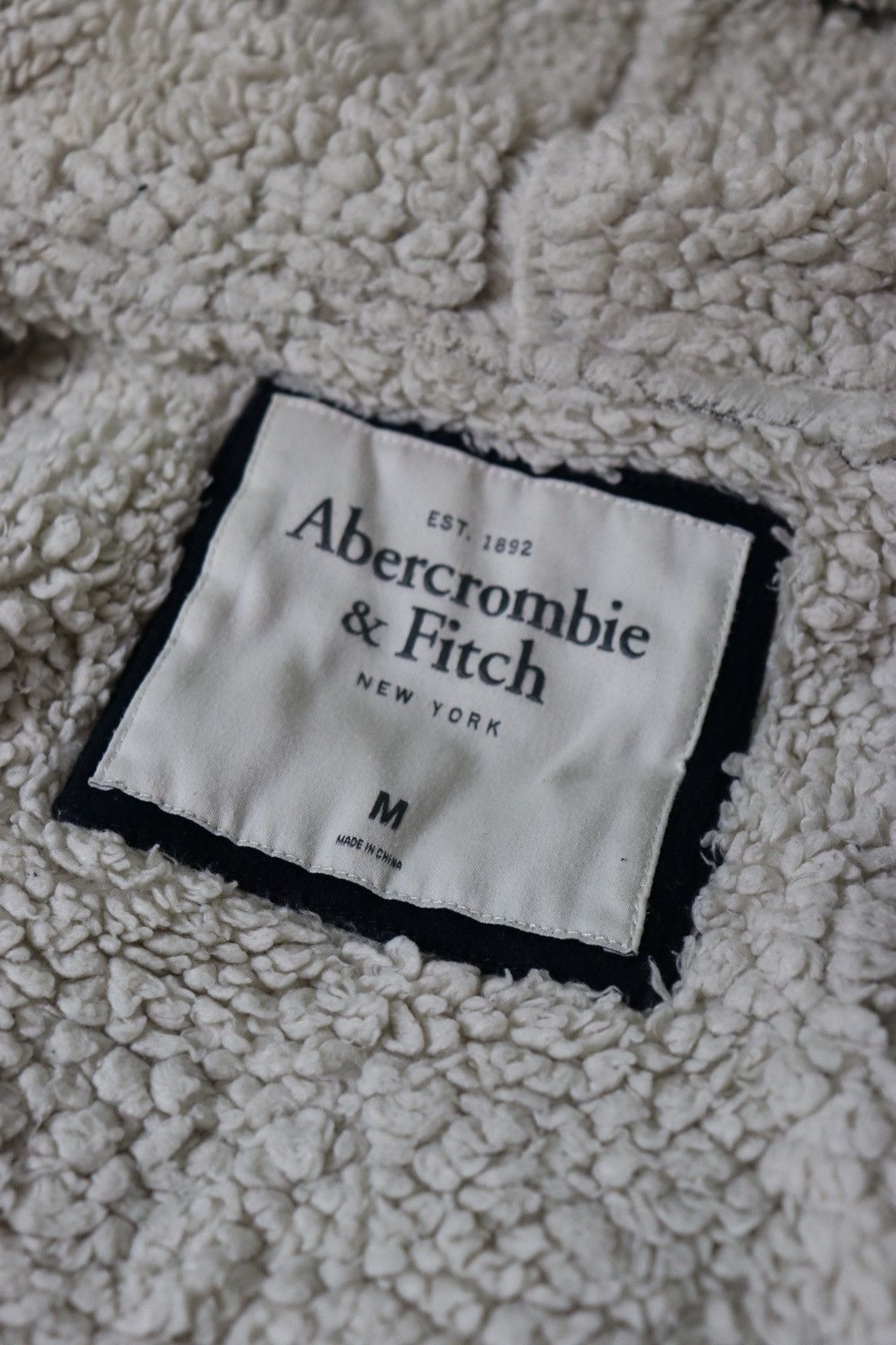 Abercrombie & Fitch Abercrombie & Fitch Vintage Navy Fur Fleece Hoodie y2k Crazy Size US M / EU 48-50 / 2 - 10 Thumbnail