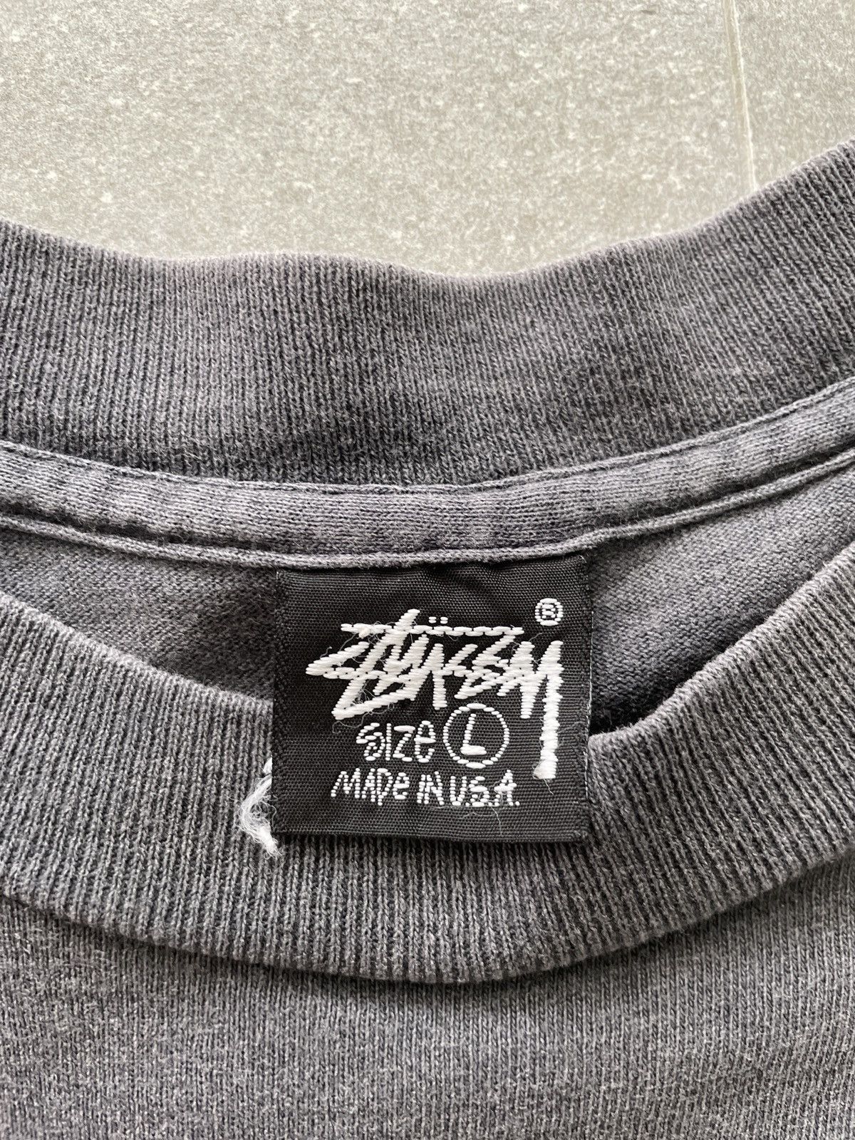 Stussy × Vintage Vintage Stussy Tee “Design Corp” Size US L / EU 52-54 / 3 - 4 Thumbnail