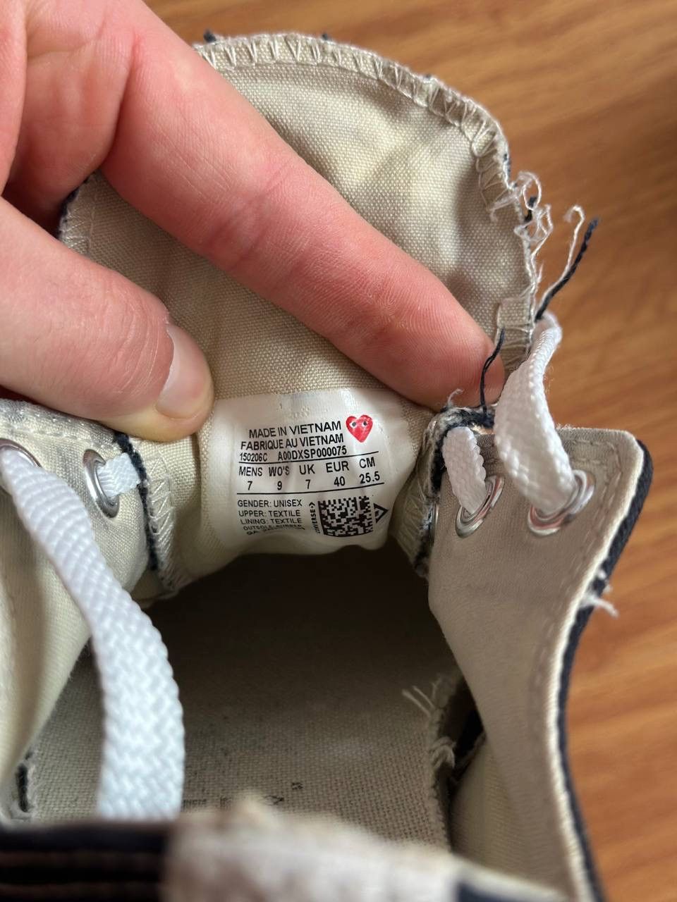 Comme des Garcons Converse Comme des Garcons Chuck Taylor Low Trainers 7 Size US 7 / EU 40 - 20 Thumbnail