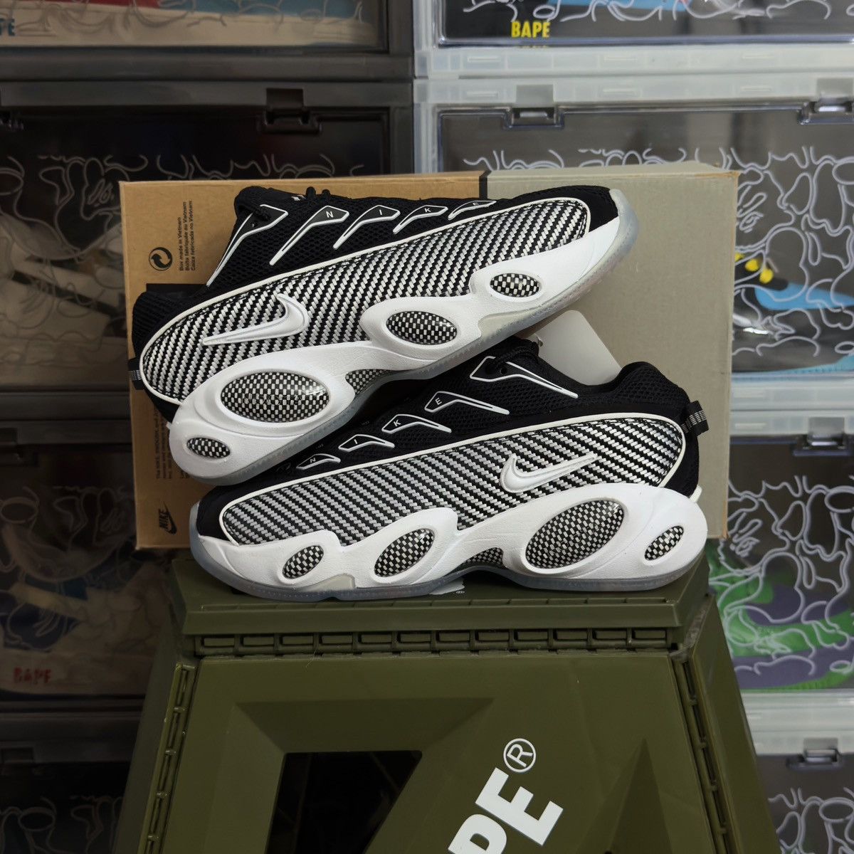 NOCTA × Nike Nike x Nocta Glide Black 2023 Size US 5 / IT 35 - 2 Thumbnail