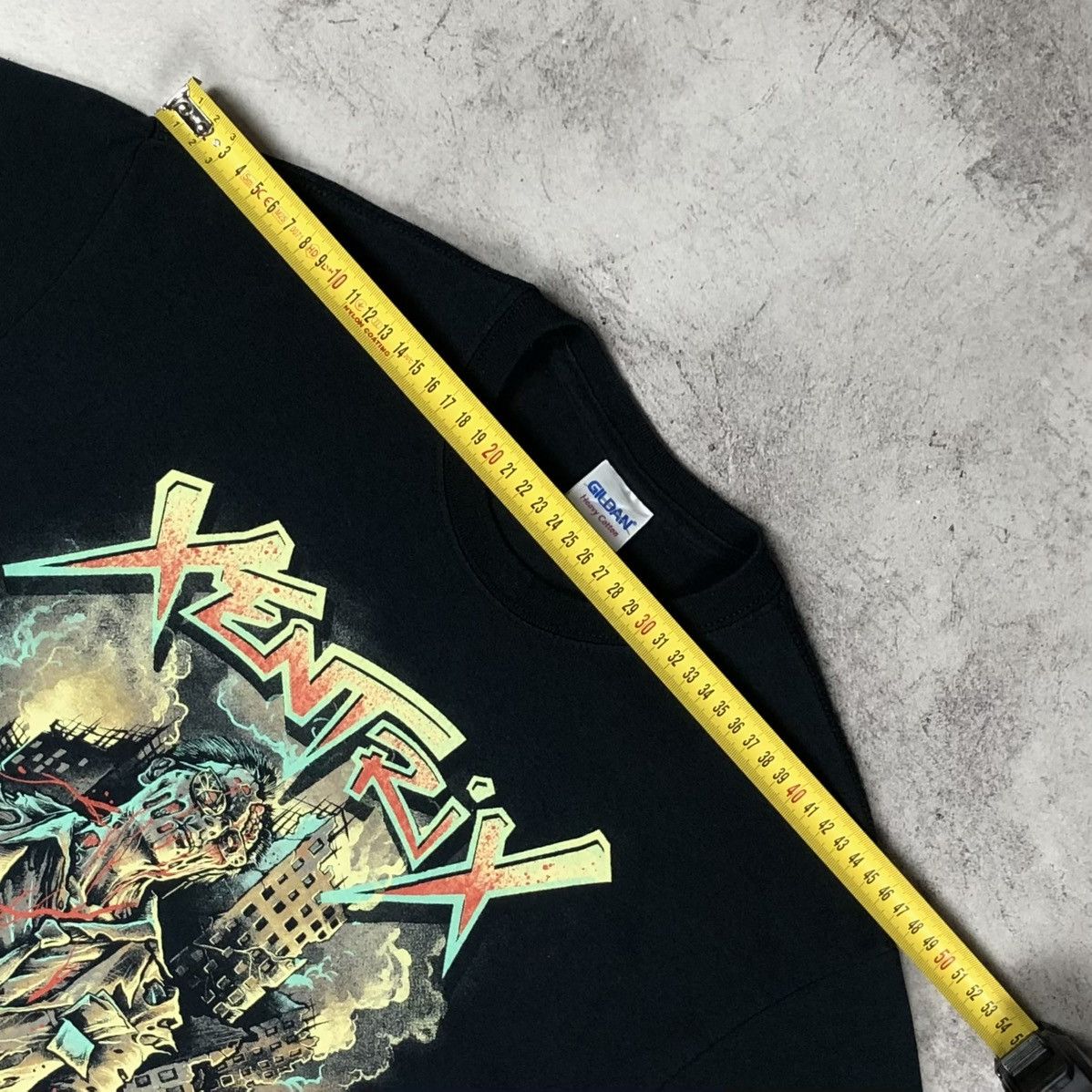 Vintage Vintage Xentrix Keep Smiling While You Die Graphic Metal Tee Size US M / EU 48-50 / 2 - 13 Thumbnail