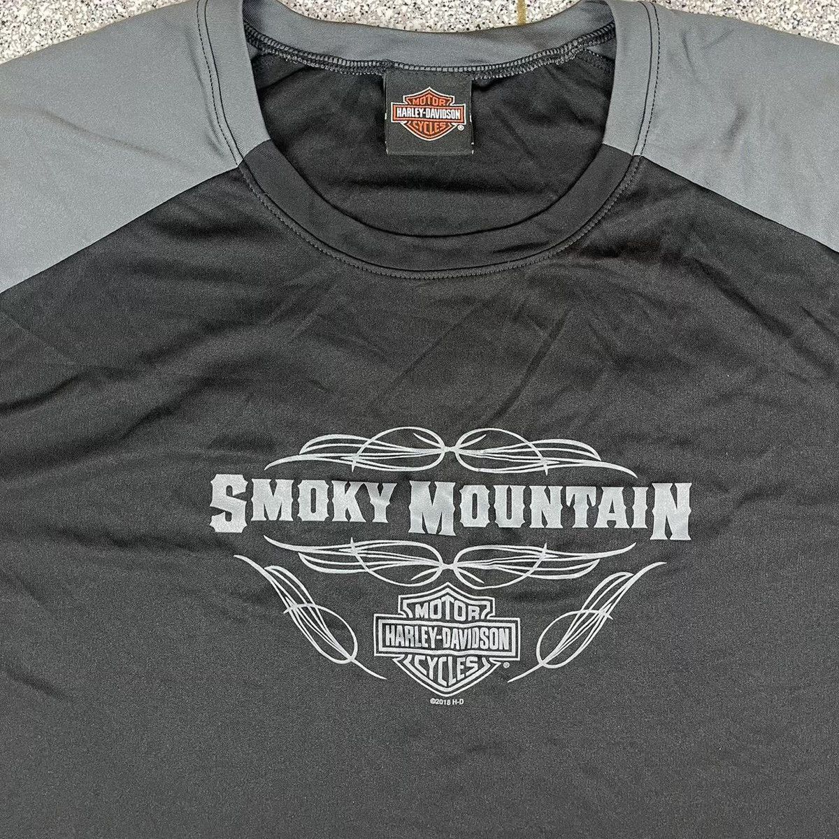 Harley Davidson Harley Davidson black and grey athletic workout shirt Size US XXL / EU 58 / 5 - 3 Thumbnail