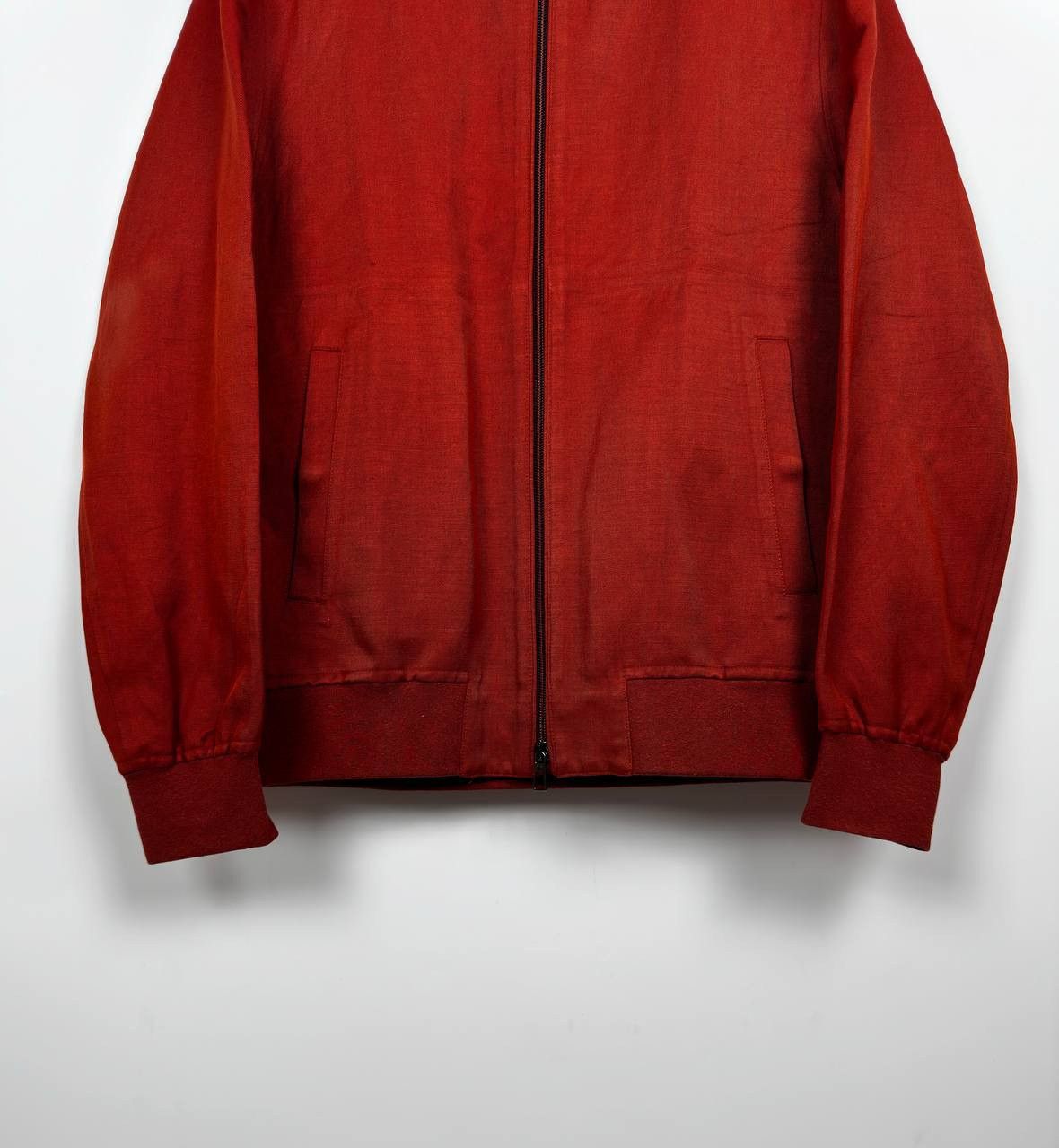 Loro Piana Loro Piana Flax Silk Bomber Jacket Size US XS / EU 42 / 0 - 7 Thumbnail