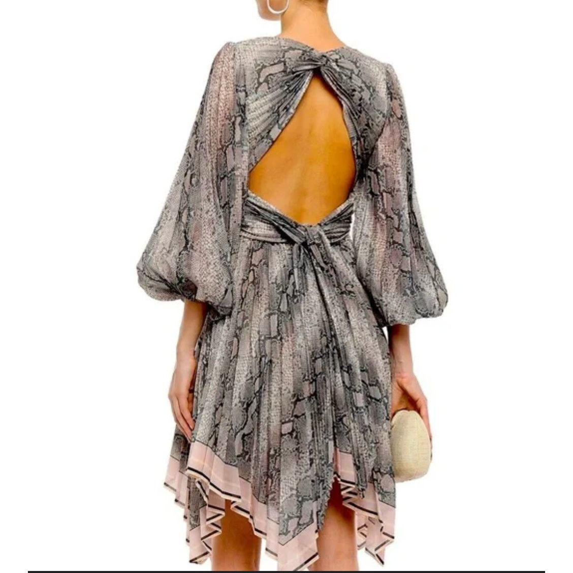 Zimmermann ZIMMERMANN Altered Corsage Pleated Asymmetric Dress 0 Size XS / US 0-2 / IT 36-38 - 2 Thumbnail