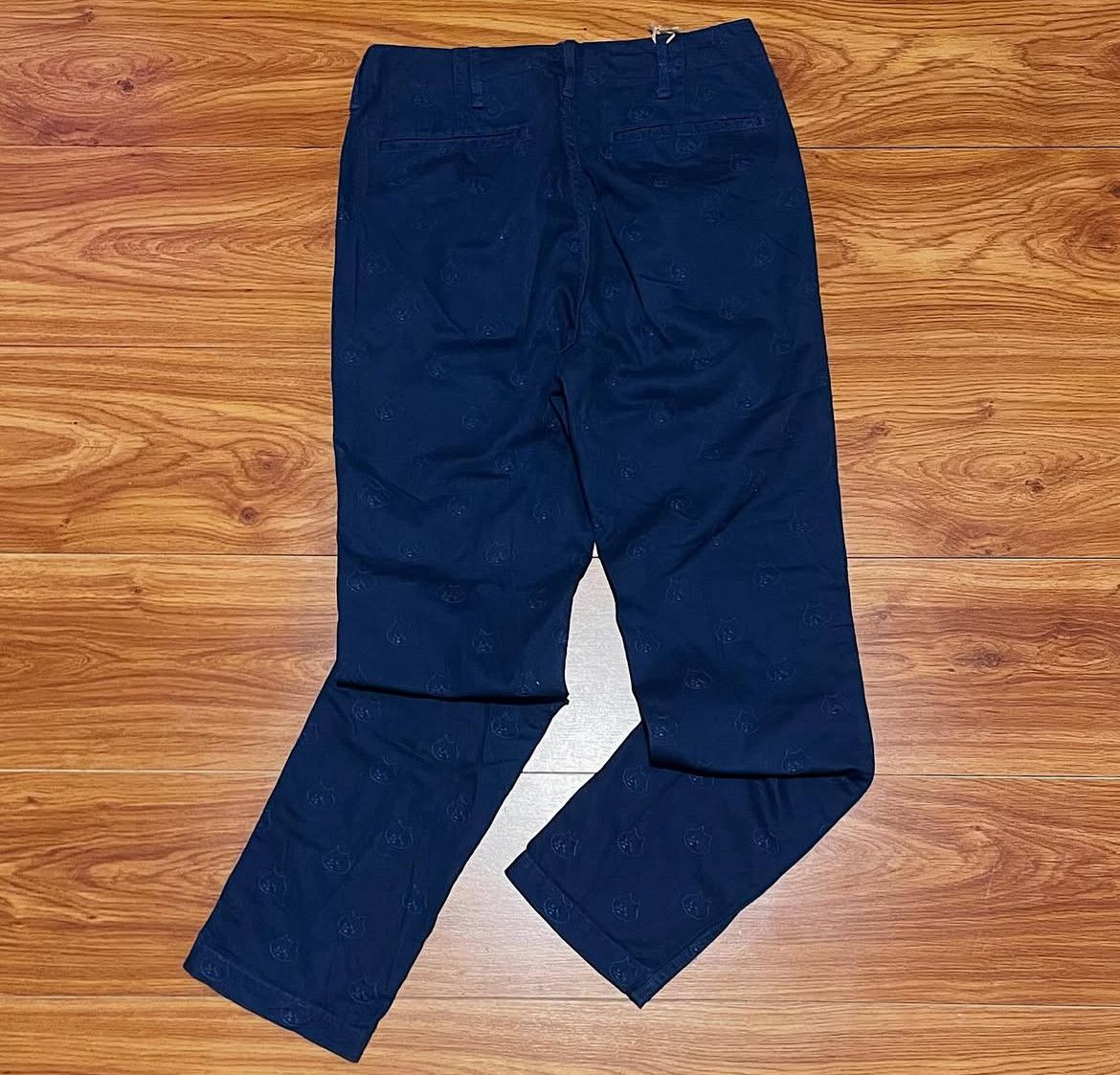 Ne-Net 2000s Nenet by Issey Miyake Embroidery Print Logo Pants Size US 29 - 2 Thumbnail