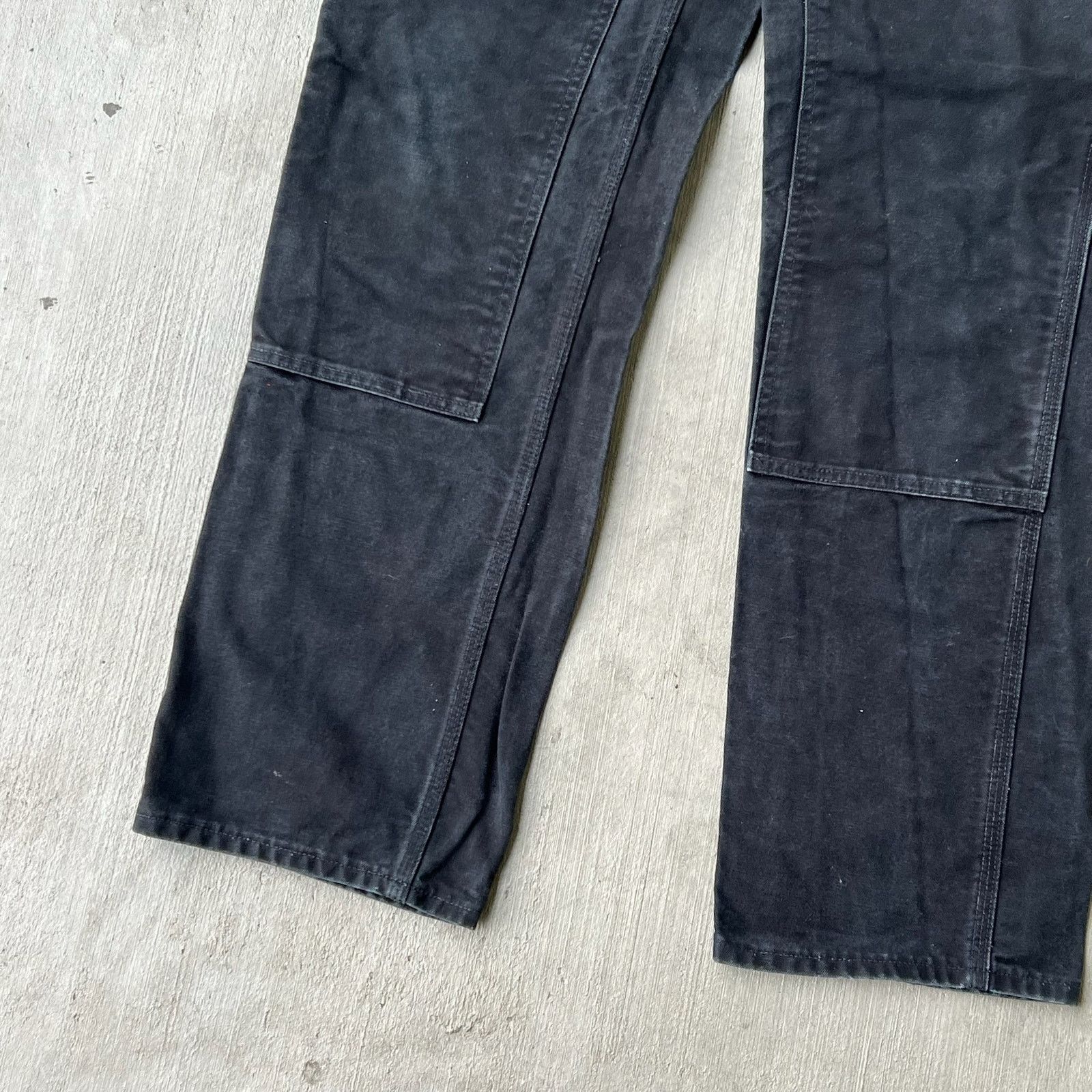 Carhartt × Vintage Carhartt black double knee work wear carpenter pants Size US 32 / EU 48 - 3 Thumbnail