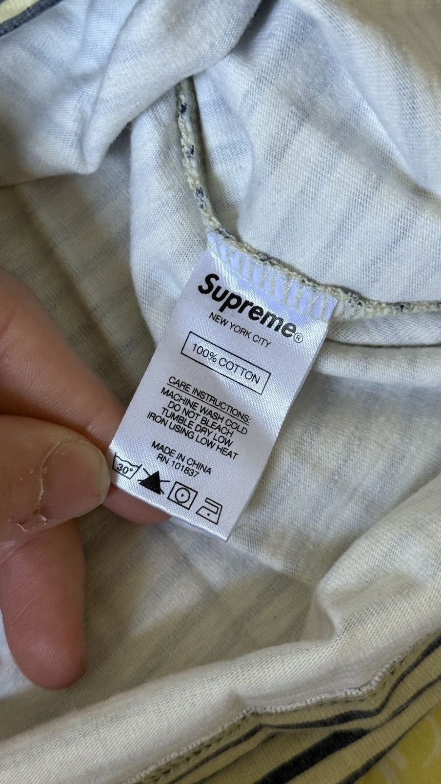 Supreme Supreme Stripe Long Sleeve Shirt Size US L / EU 52-54 / 3 - 4 Thumbnail