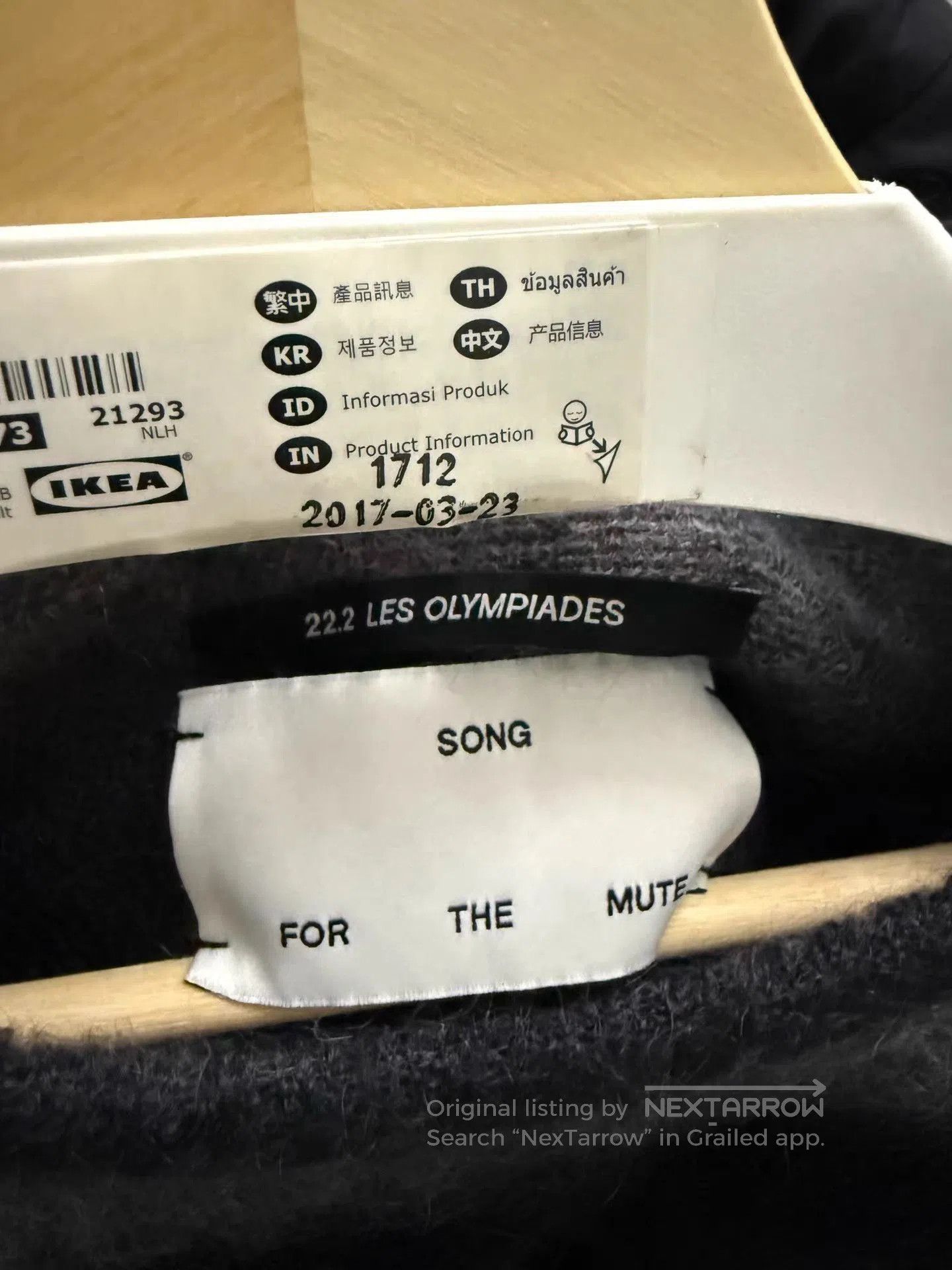 Song For The Mute Gray Gradient Long Sleeve Sweater Size M. Size US M / EU 48-50 / 2 - 2 Thumbnail