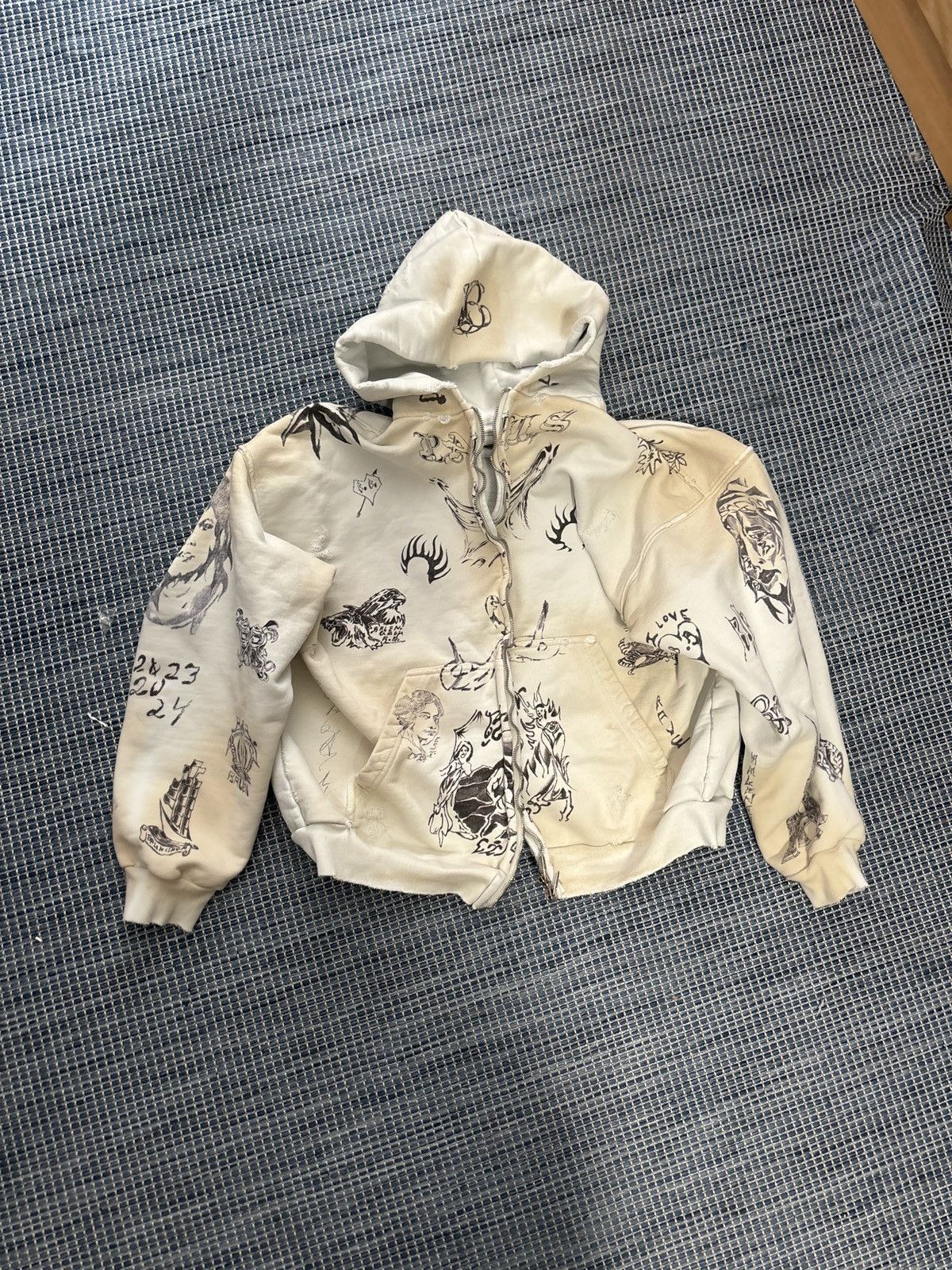 Balenciaga Tattoo Zip Up