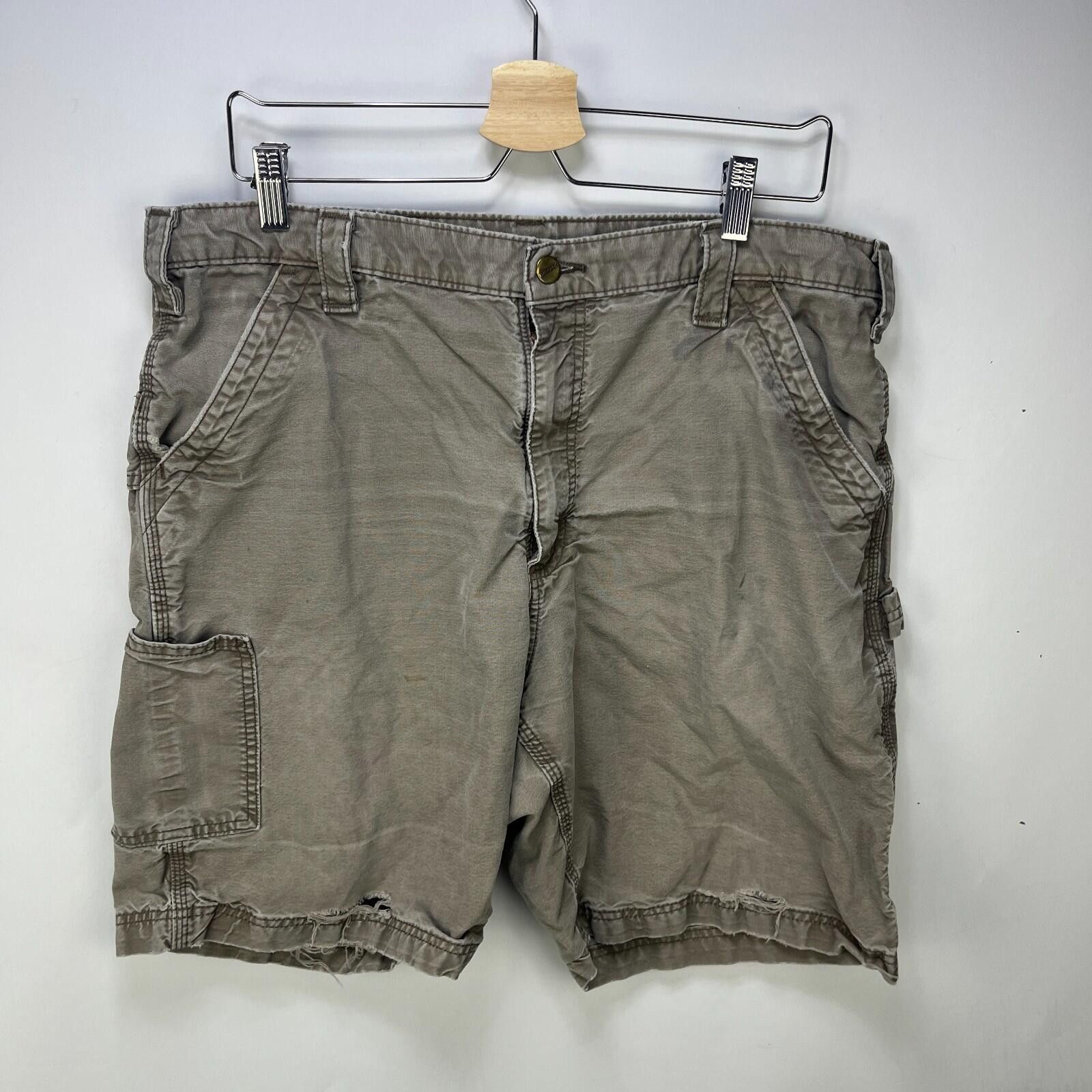 Carhartt Vintage Carhartt Canvas Work Carpenter Shorts Brown 36 Size US 36 / EU 52 - 4 Thumbnail