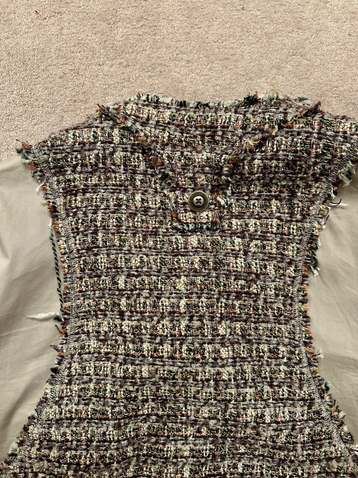 Kiko Kostadinov Kiko Kostadinov Aomnium Tweed Patchwork Jacket 48 Size US M / EU 48-50 / 2 - 7 Thumbnail