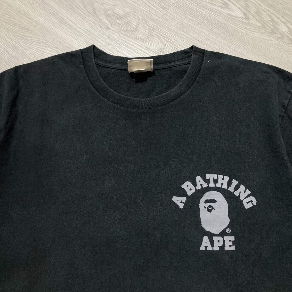 Bape Bape A Bathing Ape College Logo “Together Strong” Tee Black Size US XL / EU 56 / 4 - 6 Thumbnail