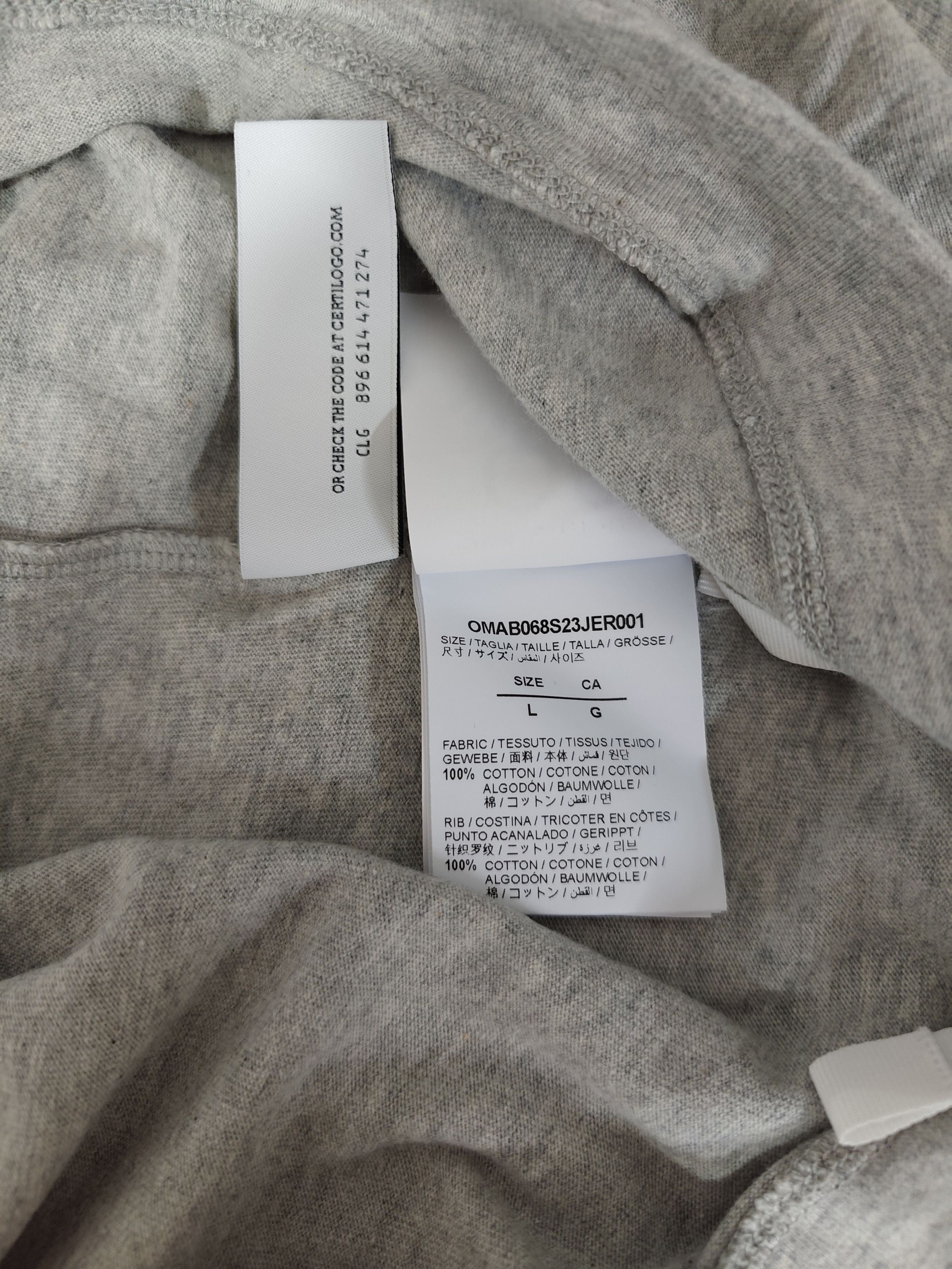 Off-White Off-White "Jumbo Arrow Long Sleeve" Size US L / EU 52-54 / 3 - 6 Thumbnail