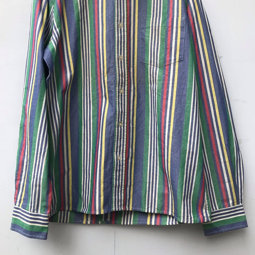 Brutus × Other UK Vintage Brutus Trimfit London the Candy Stripe Oxford Colar Size US XL / EU 56 / 4 - 18 Thumbnail