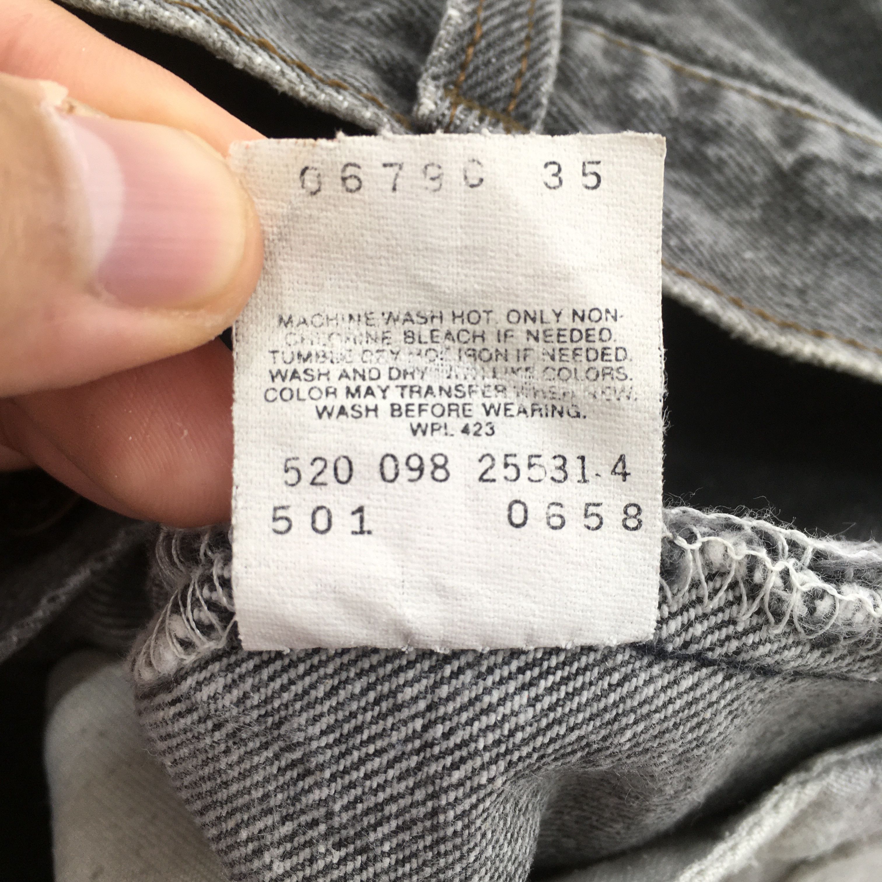 Levi's Size 28x31 Vintage 80s Levi's 501 Black Jeans S926 Size US 28 / EU 44 - 14 Thumbnail