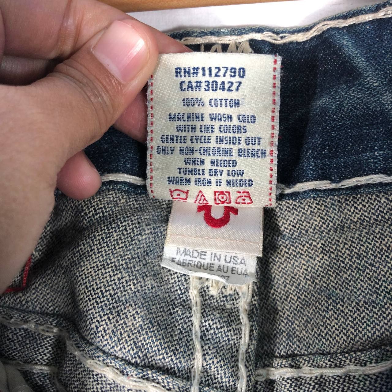 True Religion True Religion Women Joey Super T Jeans Size 34" / US 12 / IT 48 - 12 Thumbnail