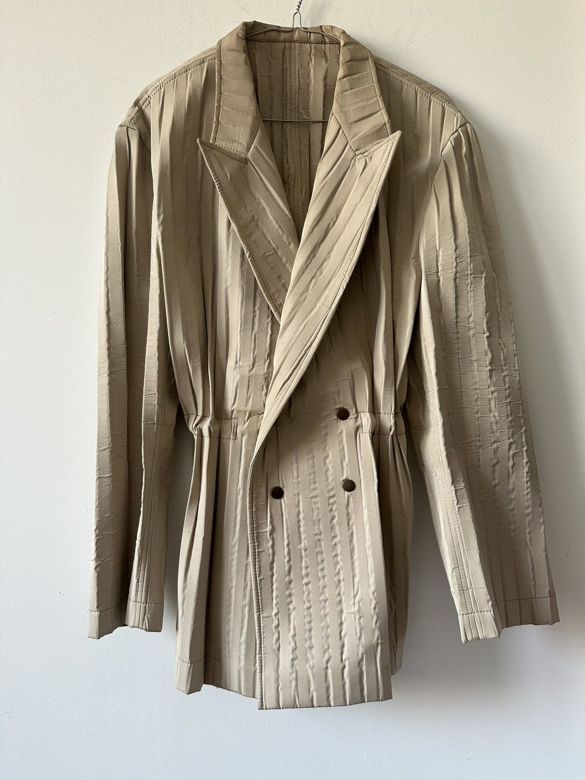 Other Avant garde foam striped nylon jacket! Hi fashion Size 44R - 13 Thumbnail