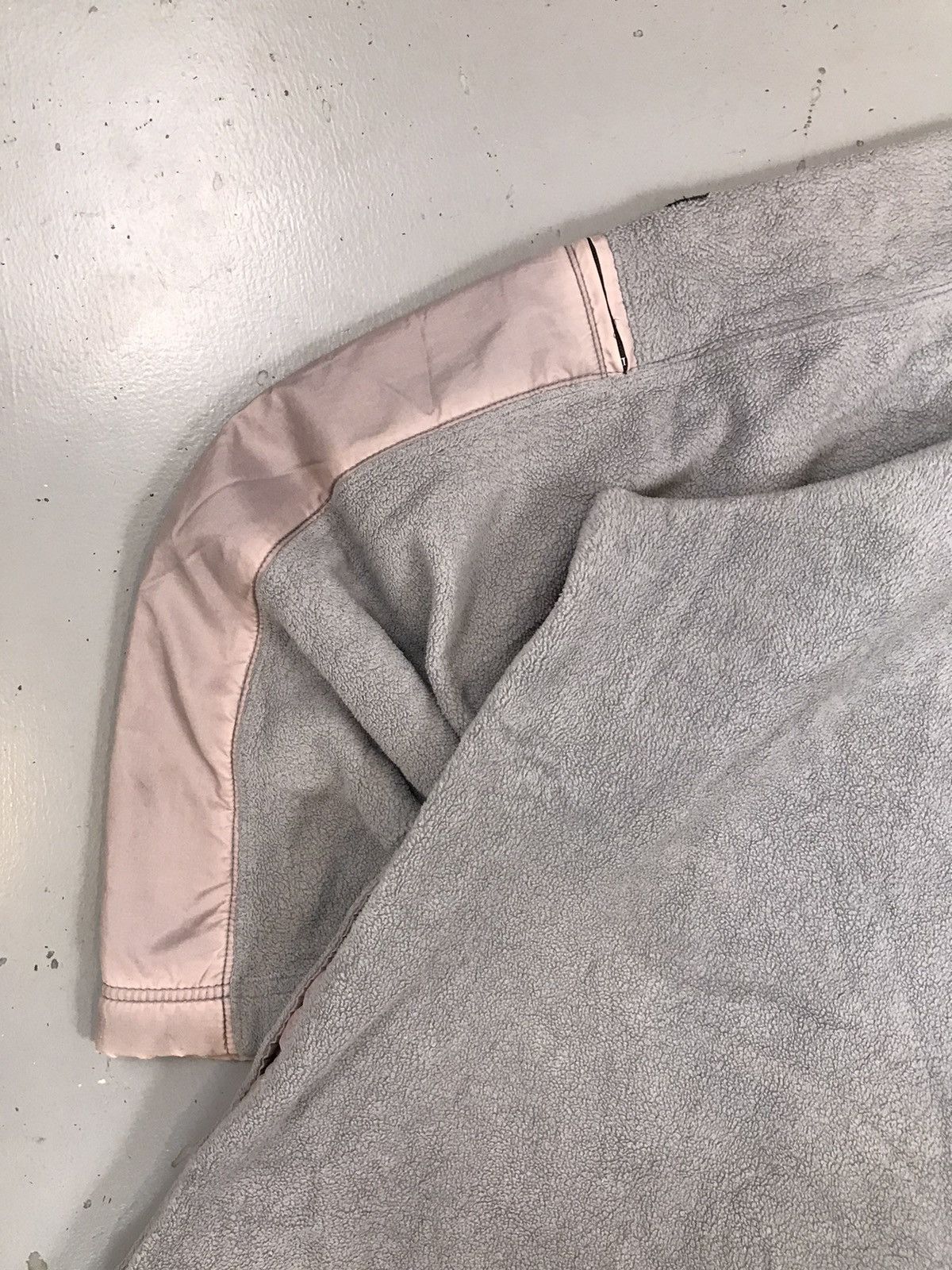 Nike × Vintage Vintage Nike baggy quarter zipper fleece hoodie Size US XL / EU 56 / 4 - 9 Thumbnail