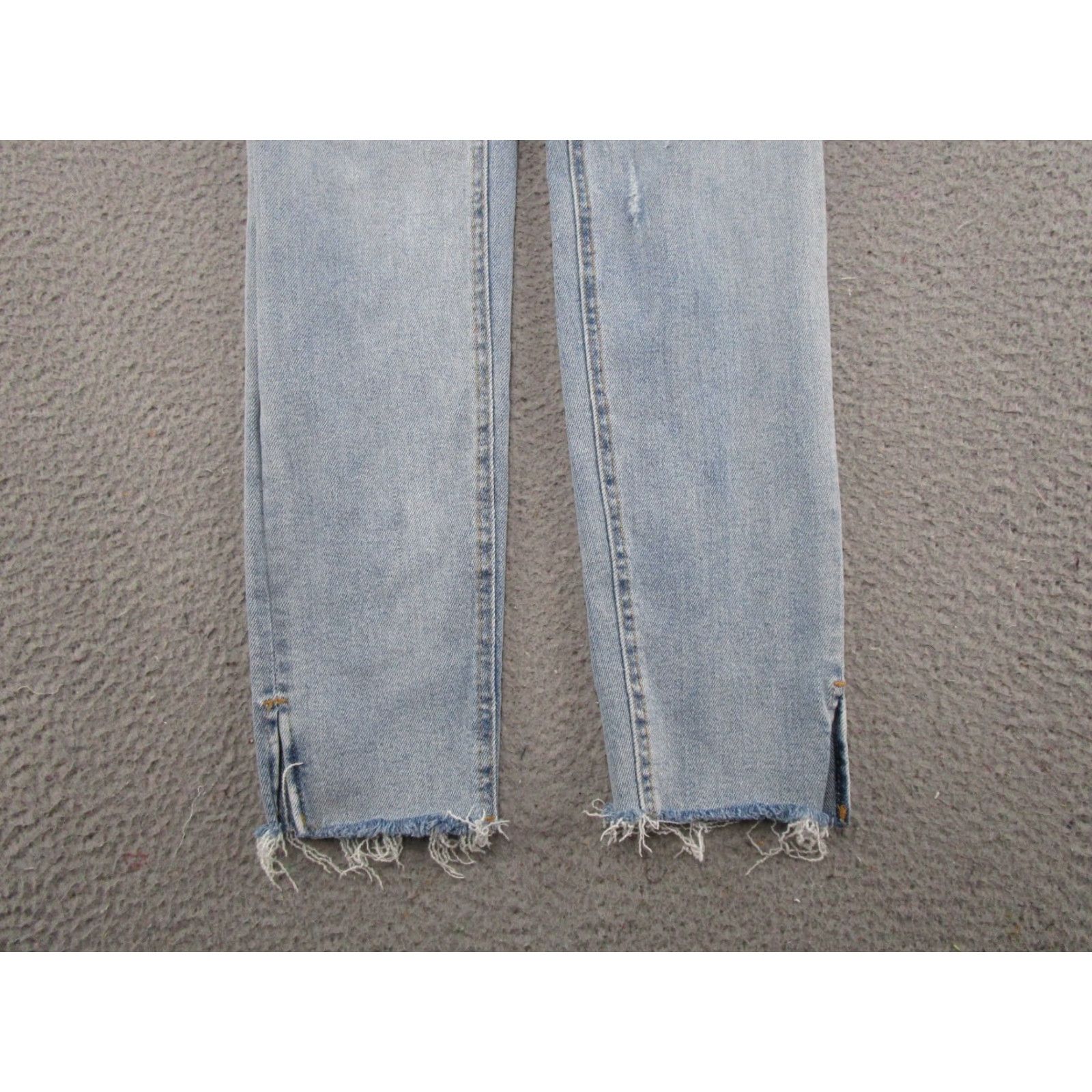 Vintage Kensie Jeans Ultimate Skinny High Rise Slit Ankle Denim Jeans 6 Blue Cotton 5-Pocket Womens Size 28" / US 6 / IT 42 - 2 Thumbnail