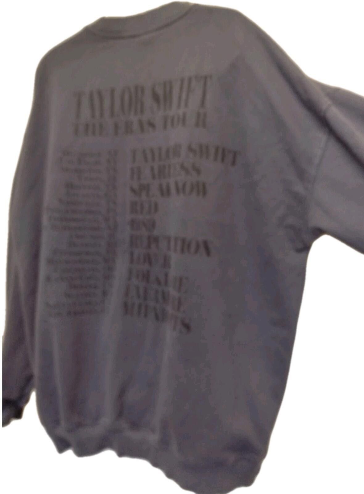 Other Taylor Swift Eras Tour Slate Sweatshirt L Official Merch Size L / US 10 / IT 46 - 2 Thumbnail