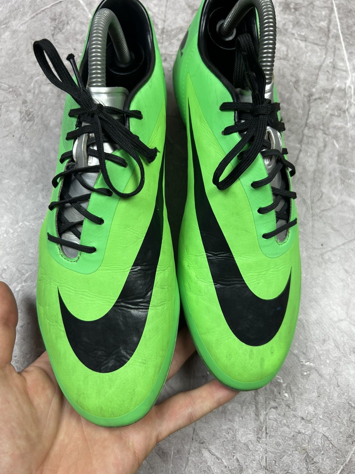 Nike Nike Hypervenom Phatal FG Neo Lime Athletic Soccer Cleat Men Size US 8 / EU 41 - 10 Thumbnail
