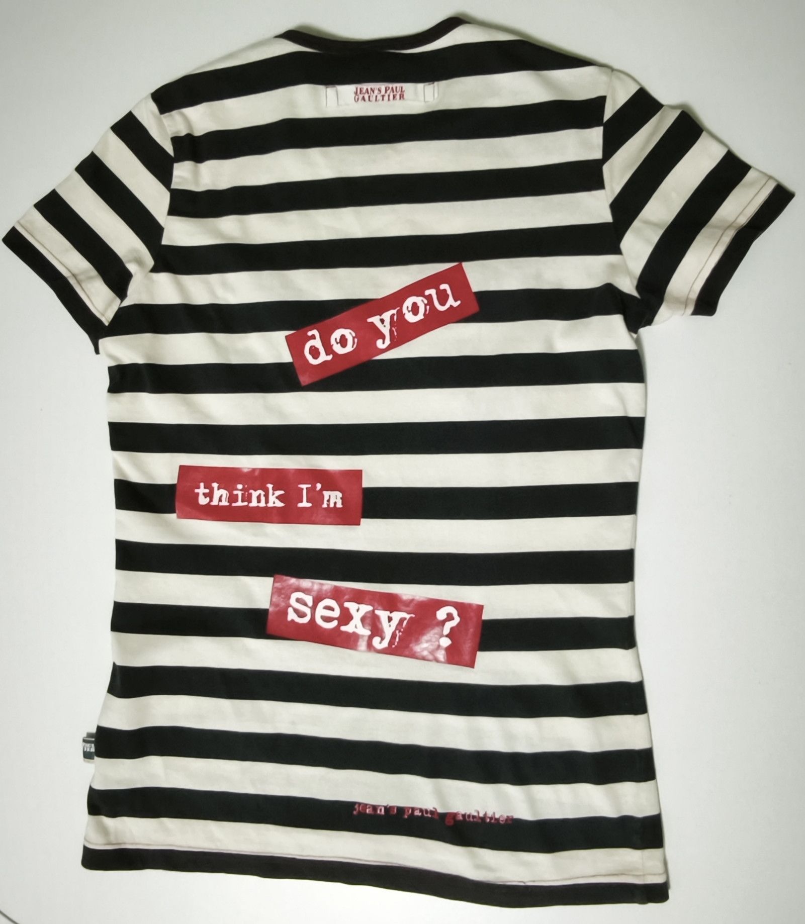 Jean Paul Gaultier Two red cord hearts top - Do you think I'm sexy? Size S / US 4 / IT 40 - 24 Thumbnail