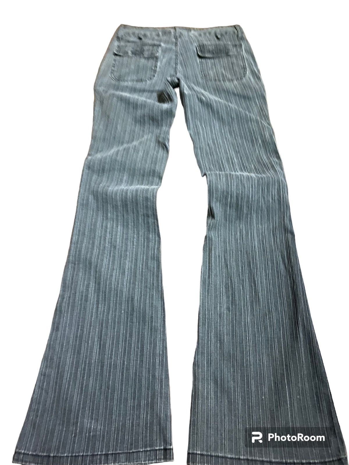 Hysteric Glamour Flare youniqua stripe grey boot cut Size US 28 / EU 44 - 4 Thumbnail
