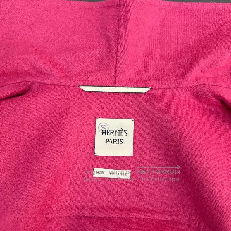 Hermes Hermes Purple Cashmere Tweed Jacket Size XS / US 0-2 / IT 36-38 - 5 Thumbnail