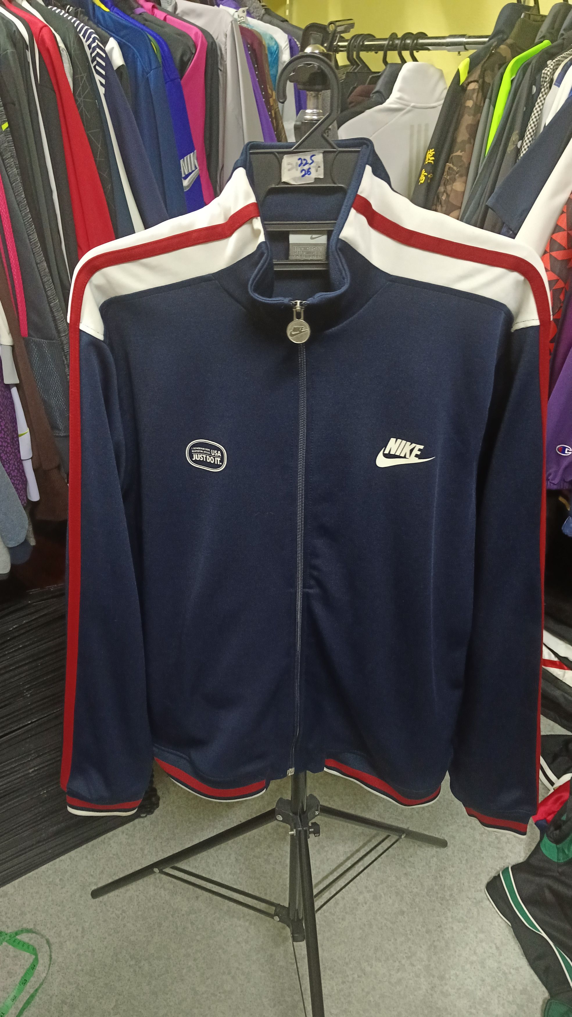Nike 🔥 Rare Vintage Nike Just Do It Zip Up Sweater Size US M / EU 48-50 / 2 - 1 Thumbnail